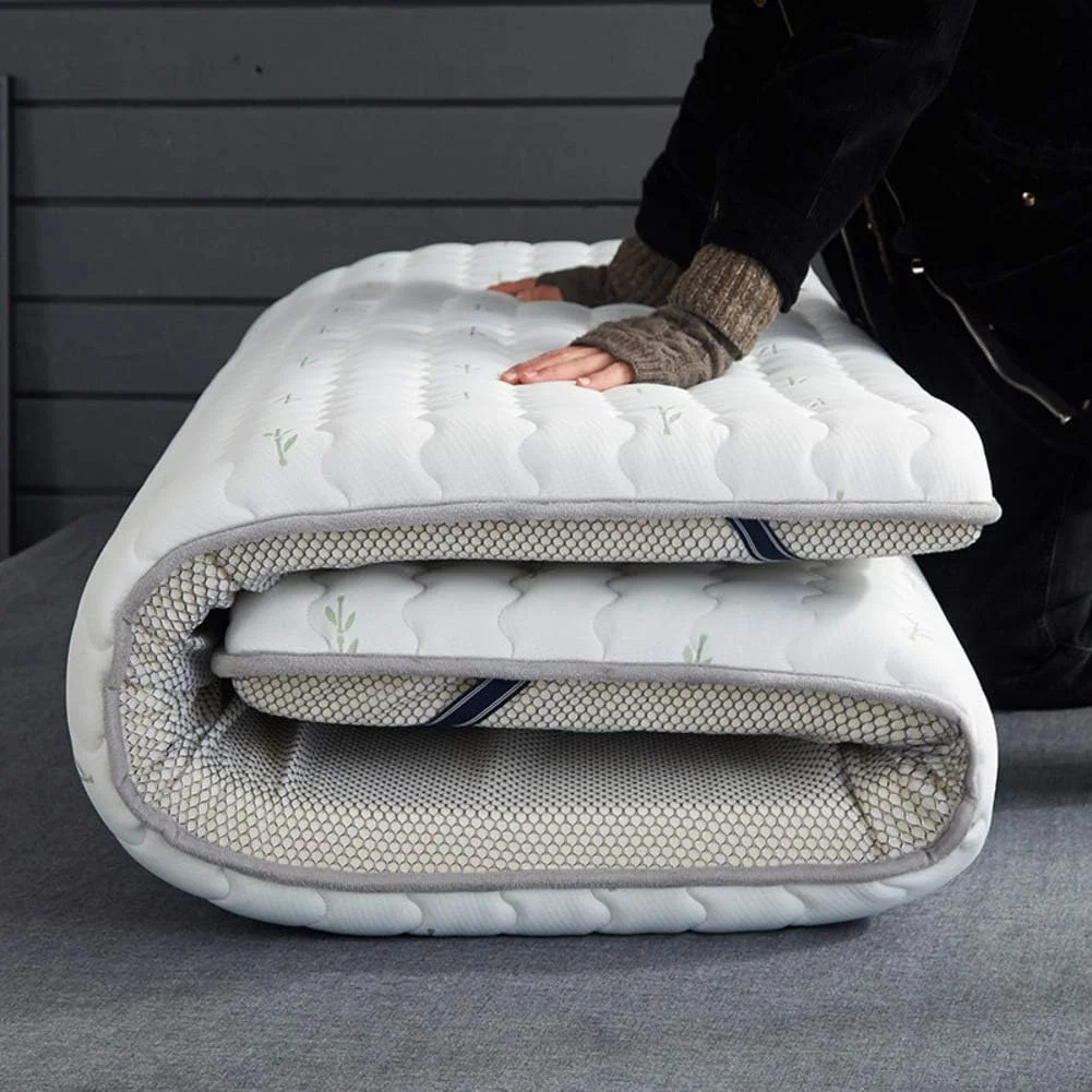 تشک تاشو زمینی برای خواب، تشک مهمان رولی، تخت خواب تاشو قابل حمل، تشک کمپینگ، پد تشک ضخیم تشک تاشو زمینی برای خواب، تشک مهمان رولی، تخت خواب تاشو قابل حمل، تشک کمپینگ، پد تشک ضخیم