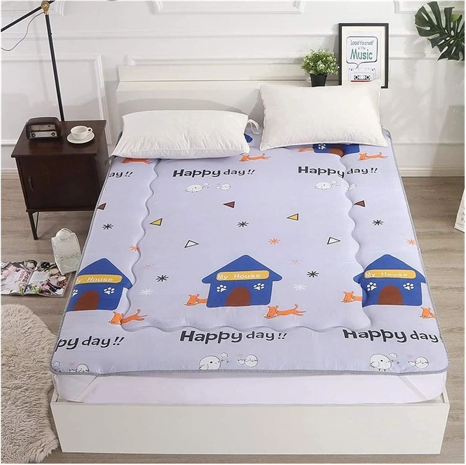 تشک فوتون تاشو طرح دار، ضد لغزش، مناسب برای یک نفر و دو نفر، پد تشک کف اتاق خواب، خوابگاه، یوگا 22.8.26 (رنگ: A، سایز: 1.8 متر) تشک فوتون تاشو طرح دار، ضد لغزش، مناسب برای یک نفر و دو نفر، پد تشک کف اتاق خواب، خوابگاه، یوگا 22.8.26 (رنگ: A، سایز: 1.8 متر)