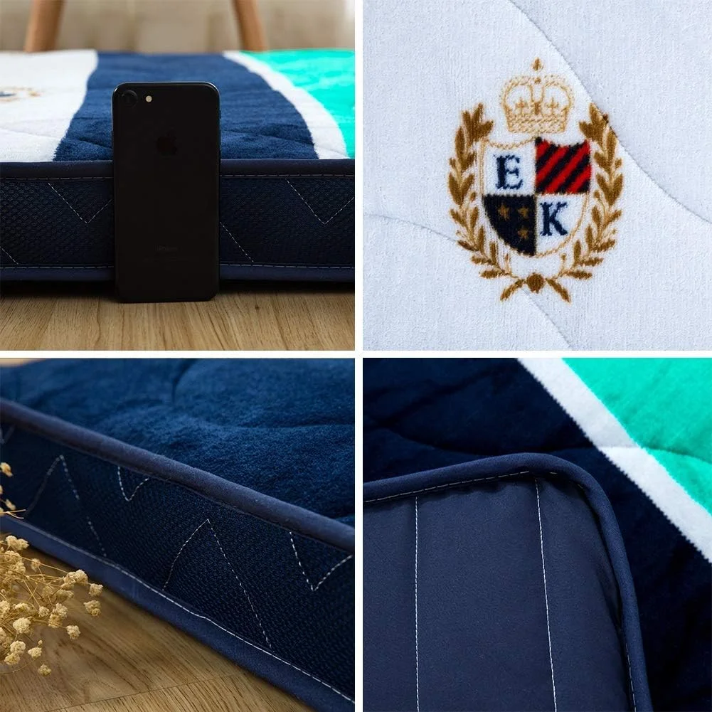 تشک تاتامی تاشو فلانل، تشک تاشو تنفسی، پد خواب قابل حمل ضخیم 6 سانتی متر برای خوابگاه دانشجویی منزل (رنگ: H، اندازه: 90x190 سانتی متر (35x75 اینچ)) تشک تاتامی تاشو فلانل، تشک تاشو تنفسی، پد خواب قابل حمل ضخیم 6 سانتی متر برای خوابگاه دانشجویی منزل (رنگ: H، اندازه: 90x190 سانتی متر (35x75 اینچ))