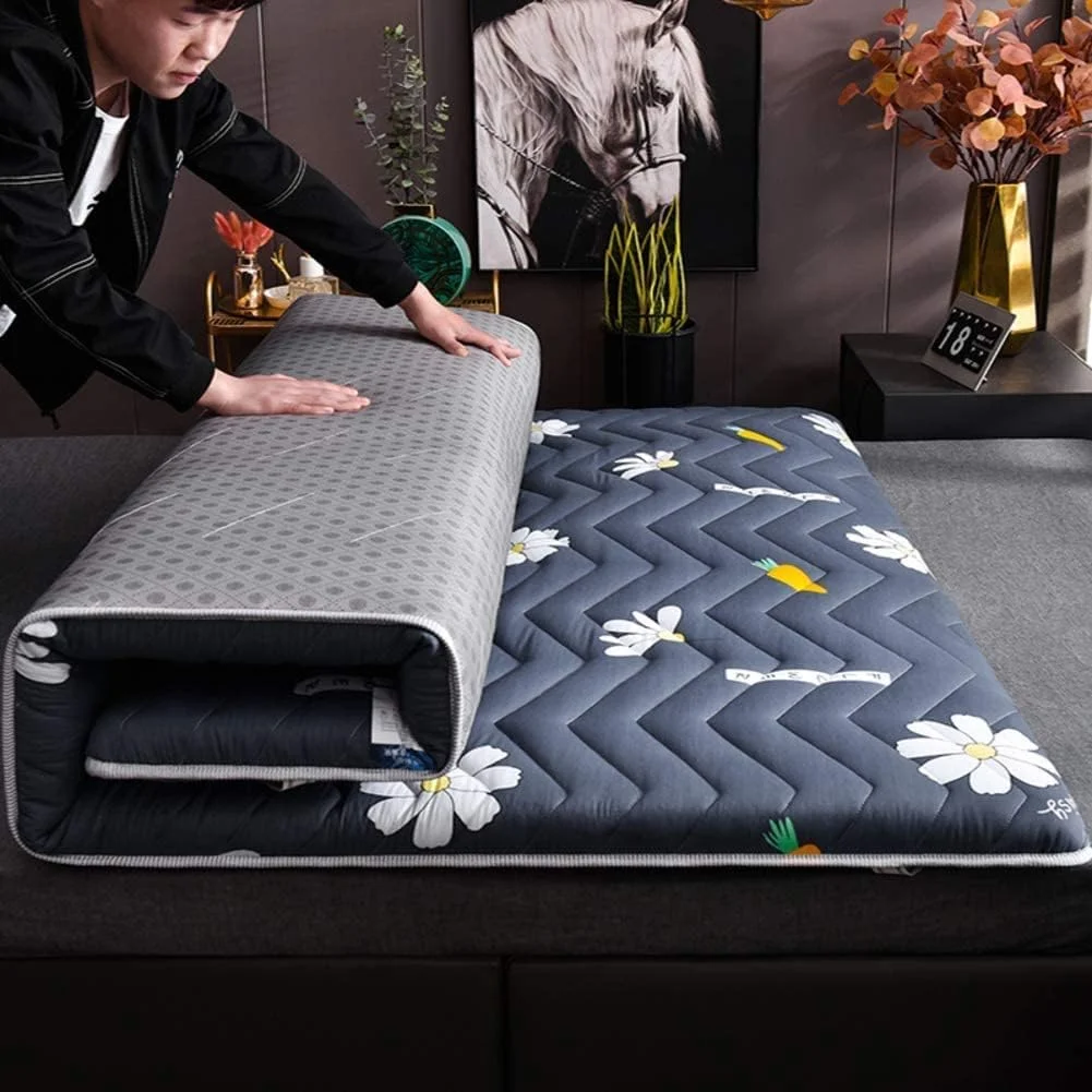 تشک تاشو یک نفره دو نفره ضد لغزش، تشک کف، پد خواب، تشک رول آپ تاتامی، آسان برای نگهداری و قابل حمل برای کمپینگ تشک تاشو یک نفره دو نفره ضد لغزش، تشک کف، پد خواب، تشک رول آپ تاتامی، آسان برای نگهداری و قابل حمل برای کمپینگ