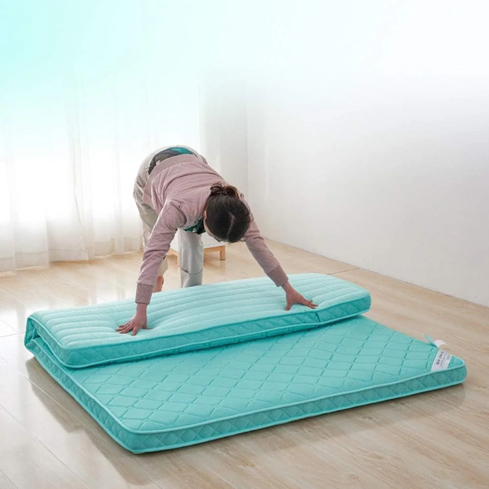 تشک تاتامی تاشو، زیرانداز نرم ژاپنی برای کف زمین، زیرانداز خواب قابل حمل برای خوابگاه، اتاق نشیمن (رنگ: E، سایز: Queen: 150x200cm) تشک تاتامی تاشو، زیرانداز نرم ژاپنی برای کف زمین، زیرانداز خواب قابل حمل برای خوابگاه، اتاق نشیمن (رنگ: E، سایز: Queen: 150x200cm)