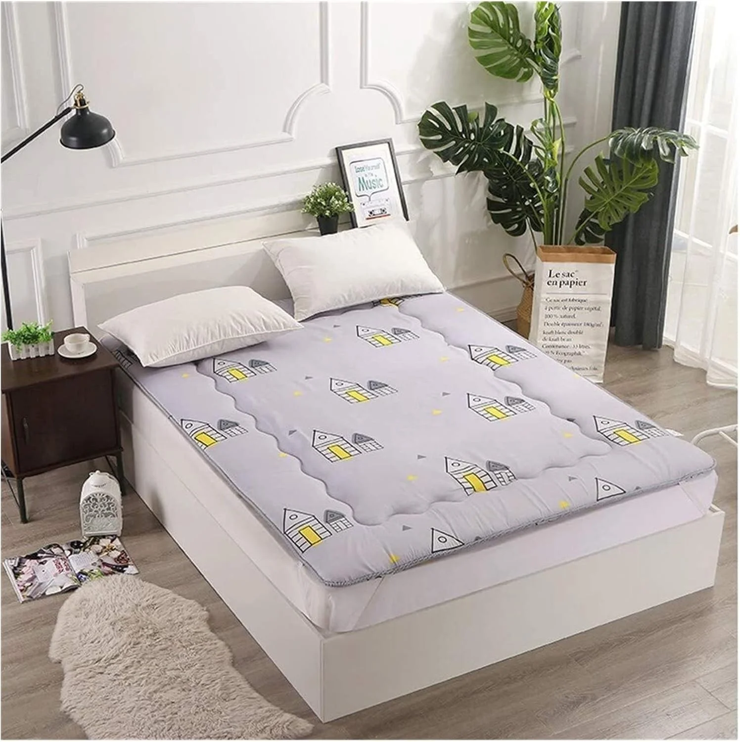 تشک فوتون تاشو طرح دار، ضد لغزش، مناسب یک نفره و دو نفره، پد تشک کف اتاق برای اتاق خواب، خوابگاه، یوگا 22.8.26 (رنگ: C، سایز: 1.2 متر) تشک فوتون تاشو طرح دار، ضد لغزش، مناسب یک نفره و دو نفره، پد تشک کف اتاق برای اتاق خواب، خوابگاه، یوگا 22.8.26 (رنگ: C، سایز: 1.2 متر)