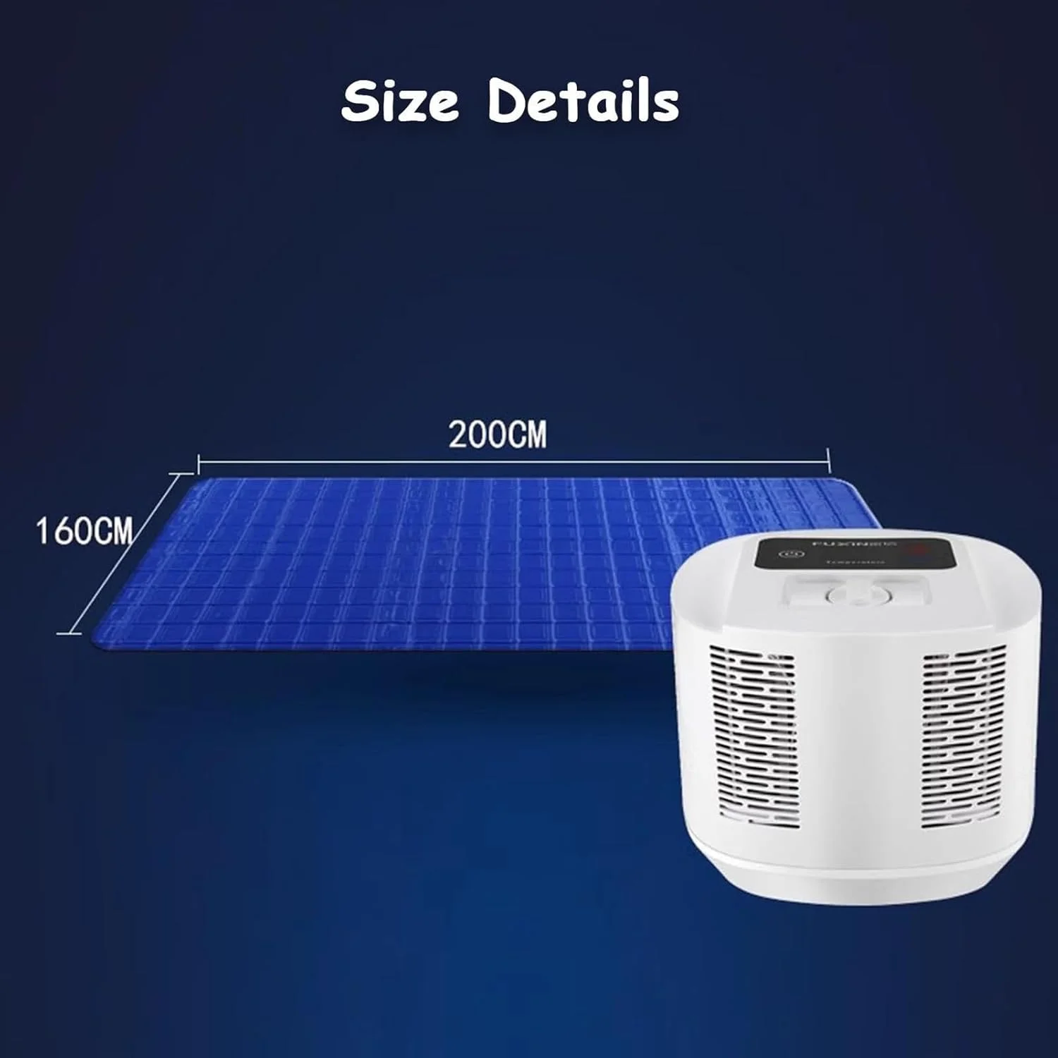 تشک برقی خنک کننده آبی، سیستم خنک کننده تخت، پد تشک خنک کننده آبی برقی، پد تشک خنک کننده آبی، خنک کننده تخت قابل حمل برای خنک سازی در تابستان و خواب بهینه 160x200 سانتی متر تشک برقی خنک کننده آبی، سیستم خنک کننده تخت، پد تشک خنک کننده آبی برقی، پد تشک خنک کننده آبی، خنک کننده تخت قابل حمل برای خنک سازی در تابستان و خواب بهینه 160x200 سانتی متر