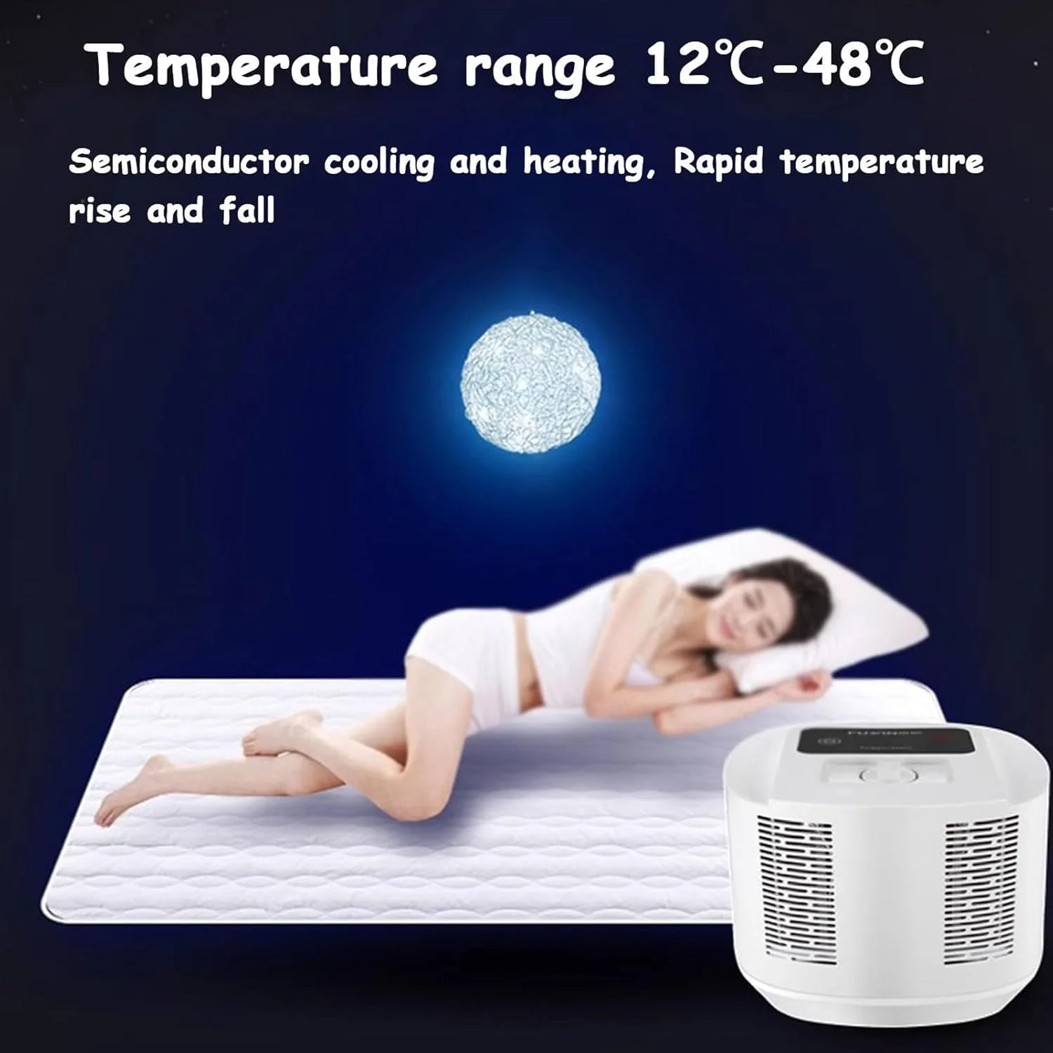 تشک برقی خنک کننده آبی، سیستم خنک کننده تخت، پد تشک خنک کننده آبی برقی، پد تشک خنک کننده آبی، خنک کننده تخت قابل حمل برای خنک سازی در تابستان و خواب بهینه 160x200 سانتی متر تشک برقی خنک کننده آبی، سیستم خنک کننده تخت، پد تشک خنک کننده آبی برقی، پد تشک خنک کننده آبی، خنک کننده تخت قابل حمل برای خنک سازی در تابستان و خواب بهینه 160x200 سانتی متر