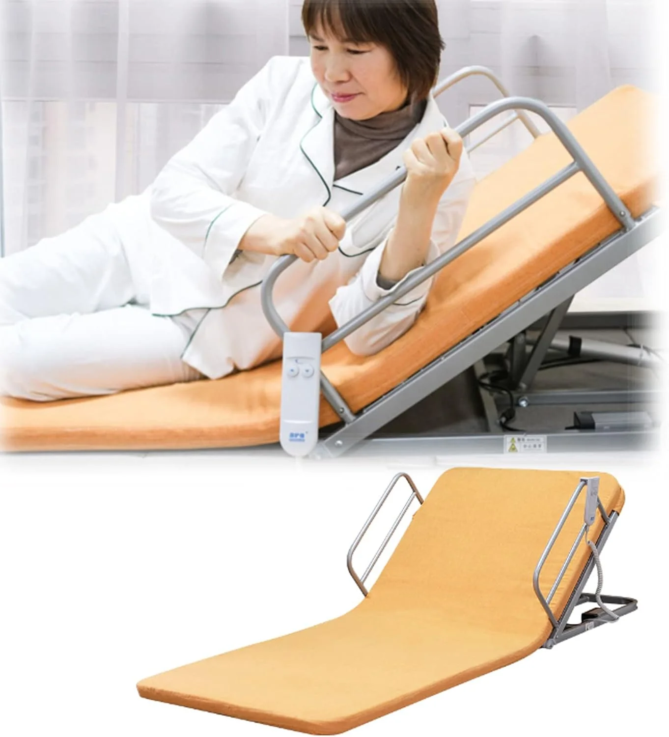 بالابر بالش برقی، پشتی تخت خواب قابل تنظیم برای تخت با سیستم پمپ برقی و روکش تشک، کمک به کاربران برای استراحت، مطالعه و غذا خوردن راحت، مناسب برای زنان باردار، سالمندان و افراد آسیب دیده بالابر بالش برقی، پشتی تخت خواب قابل تنظیم برای تخت با سیستم پمپ برقی و روکش تشک، کمک به کاربران برای استراحت، مطالعه و غذا خوردن راحت، مناسب برای زنان باردار، سالمندان و افراد آسیب دیده