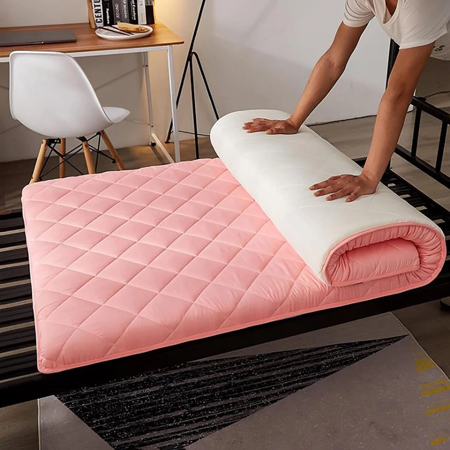 تشک فوتون تاشو DWDTQH، پد نرم برای خواب، تشک فوتون ژاپنی، تشک تاتامی قابل حمل برای کمپینگ، پد خواب کودک، تخت استراحت زمینی تشک فوتون تاشو DWDTQH، پد نرم برای خواب، تشک فوتون ژاپنی، تشک تاتامی قابل حمل برای کمپینگ، پد خواب کودک، تخت استراحت زمینی