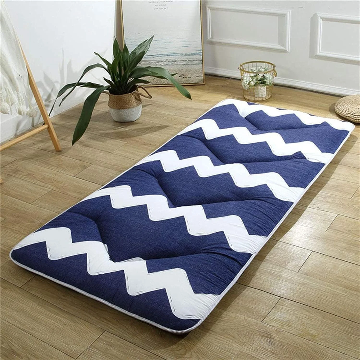 تشک کف خواب DWDTQH، تشک تاتامی ژاپنی مناسب تمام فصول - تاشو، نرم و راحت، قابل حمل برای تخت، کاناپه و مبل تشک کف خواب DWDTQH، تشک تاتامی ژاپنی مناسب تمام فصول - تاشو، نرم و راحت، قابل حمل برای تخت، کاناپه و مبل