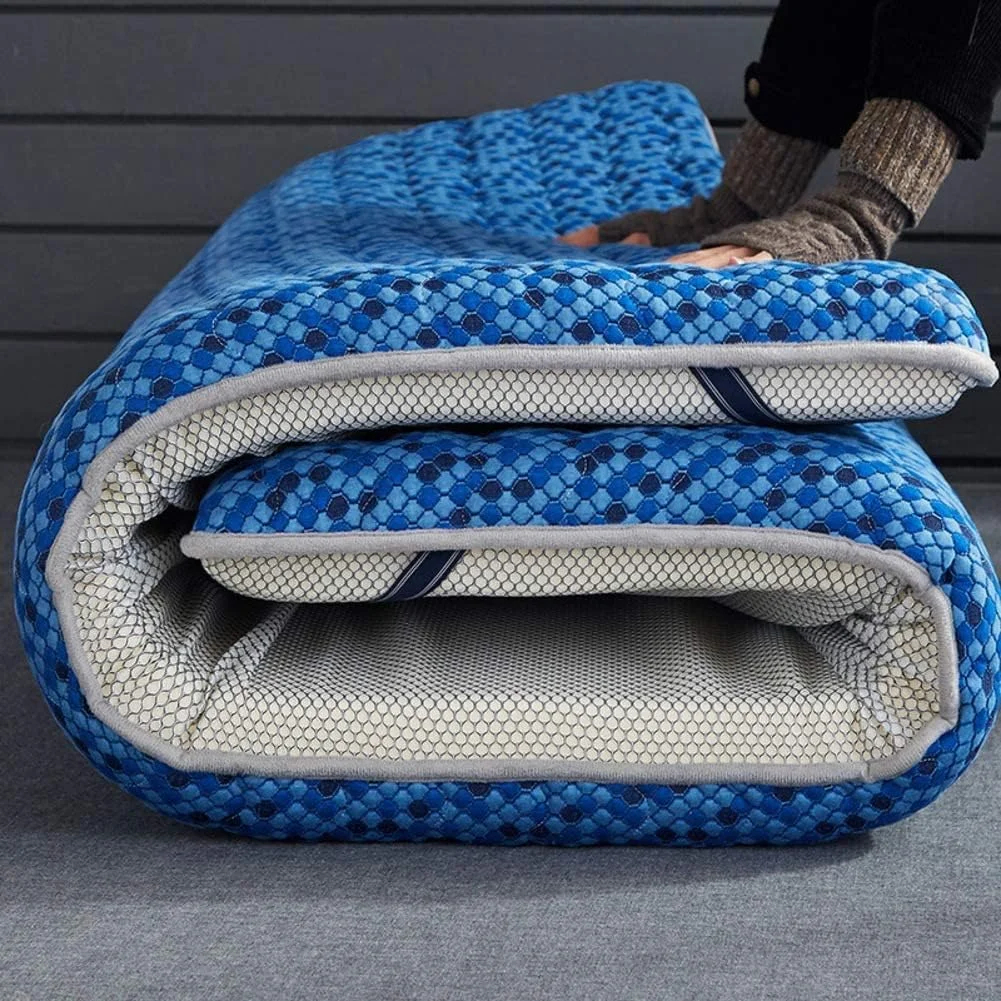 تشک تاشو زمینی برای خواب، تشک مهمان رولی، تشک تاشو قابل حمل برای کمپینگ، پد تشک ضخیم، پد خواب تشک تاشو زمینی برای خواب، تشک مهمان رولی، تشک تاشو قابل حمل برای کمپینگ، پد تشک ضخیم، پد خواب