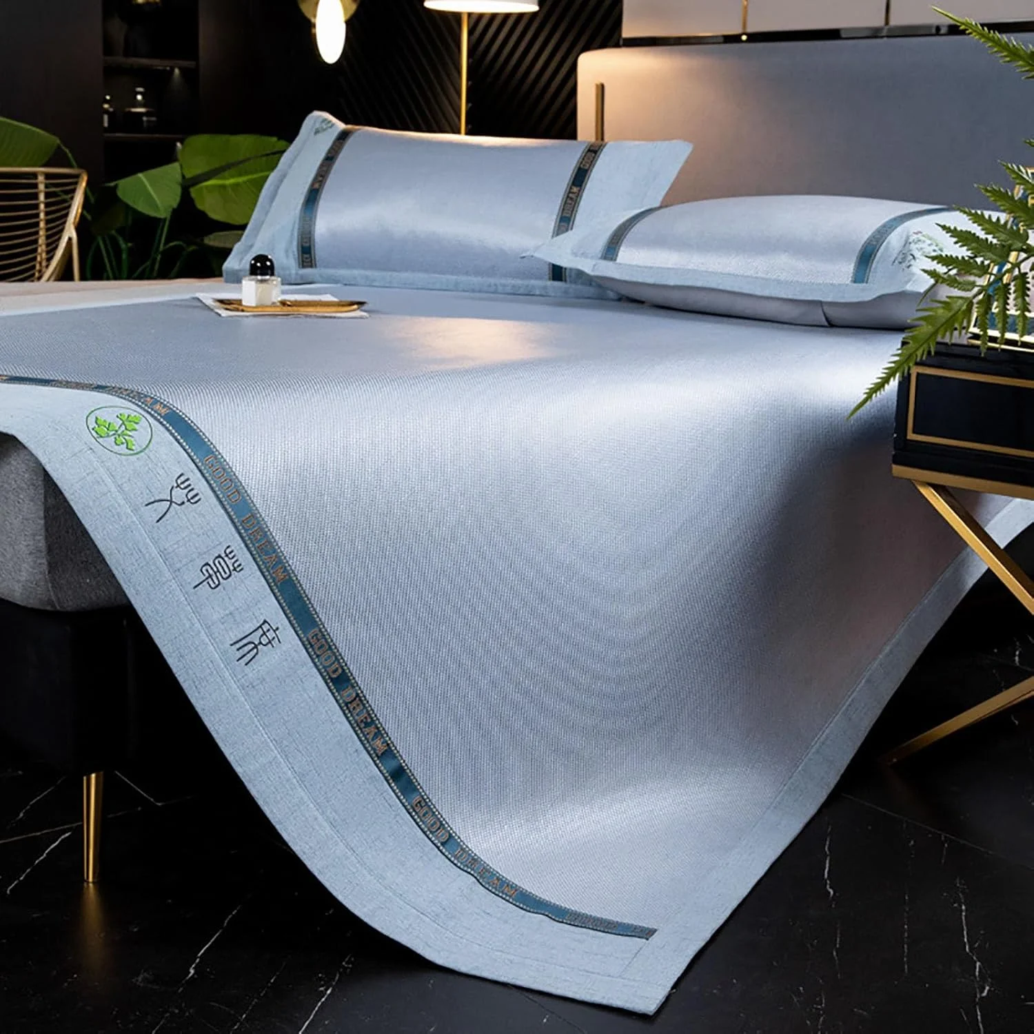 تشک خنک کننده ابریشمی یخی تابستانی قابل شستشو، ست تشک خنک کننده با روبالشتی، پد خنک کننده برای تخت، تشک خواب خنک برای خوابگاه مدرسه منزل، قابل شستشو در ماشین لباسشویی تشک خنک کننده ابریشمی یخی تابستانی قابل شستشو، ست تشک خنک کننده با روبالشتی، پد خنک کننده برای تخت، تشک خواب خنک برای خوابگاه مدرسه منزل، قابل شستشو در ماشین لباسشویی