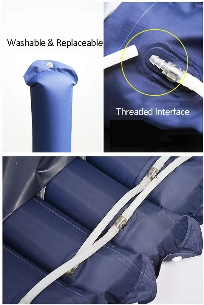 تشک مواج برای درمان زخم بستر، شامل پمپ برقی، ضد زخم فشاری مناسب برای خانواده ها و خانه های سالمندان تشک مواج برای درمان زخم بستر، شامل پمپ برقی، ضد زخم فشاری مناسب برای خانواده ها و خانه های سالمندان