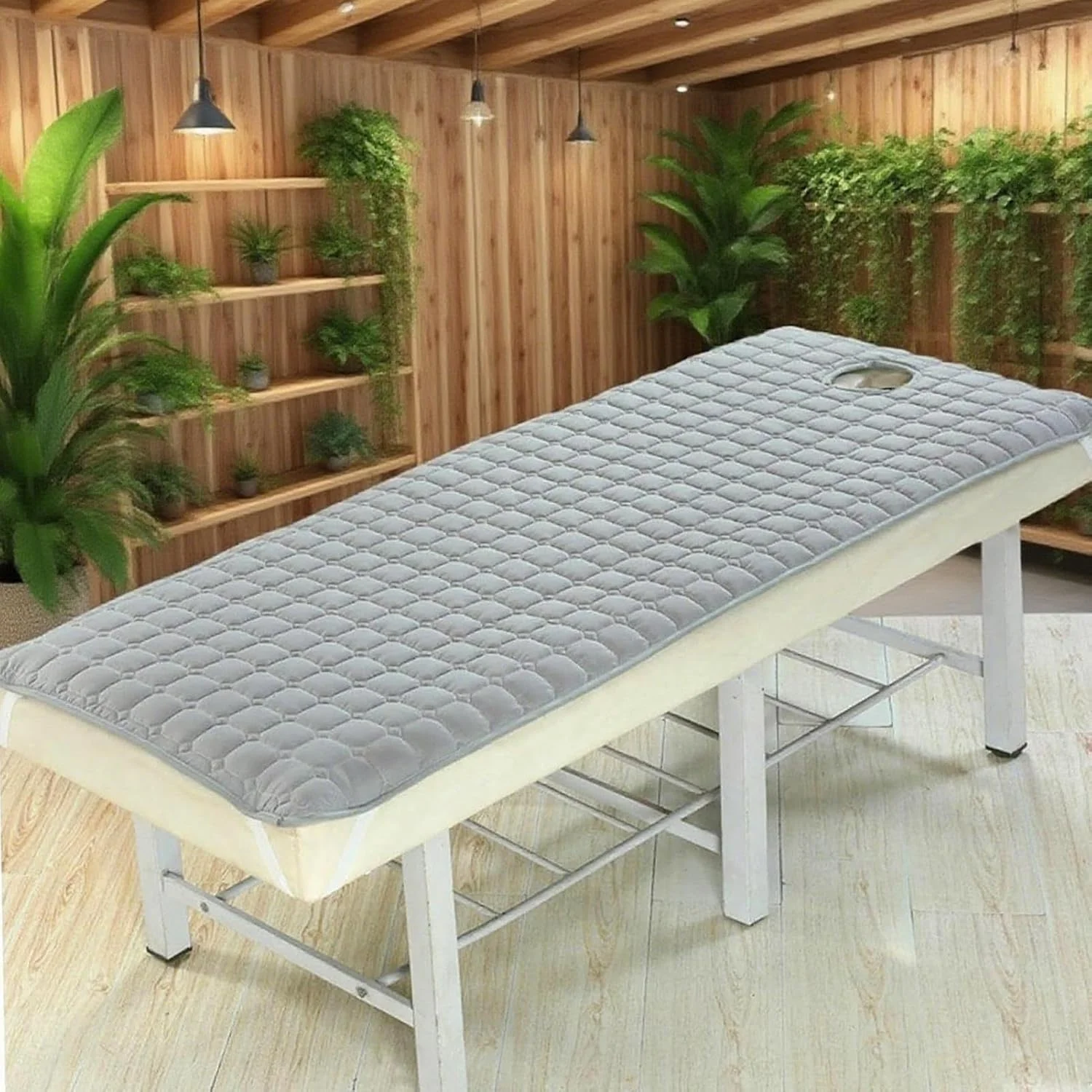 روکش تخت ماساژ - روکش غیر لغزنده برای خواب - 180x90 سانتی متر، پد نیمکتی نرم و قابل تنفس و شستشو برای تخت سالن زیبایی، خواب، وکس صورت، مبل و اسپا روکش تخت ماساژ - روکش غیر لغزنده برای خواب - 180x90 سانتی متر، پد نیمکتی نرم و قابل تنفس و شستشو برای تخت سالن زیبایی، خواب، وکس صورت، مبل و اسپا