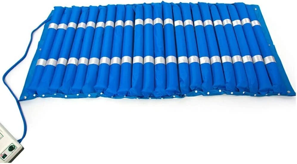 تشک مواج برای درمان زخم بستر و زخم فشاری، تخت بادی مناسب برای مراقبت از افراد مسن و معلول در منزل به همراه پمپ برقی