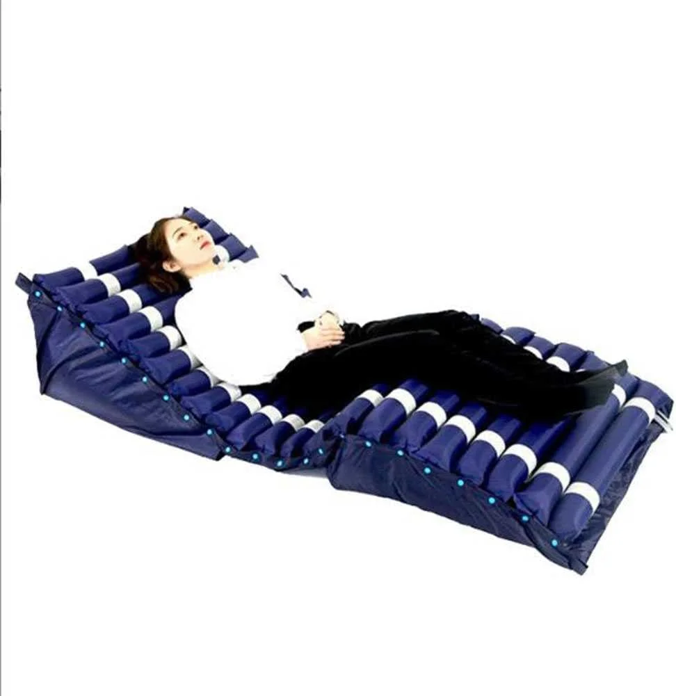 تشک بادی ضد زخم بستر با پمپ فشار متغیر کم صدا و پد فشار متناوب سوراخ دار مناسب برای درمان زخم های فشاری و تسکین درد برای سالمندان