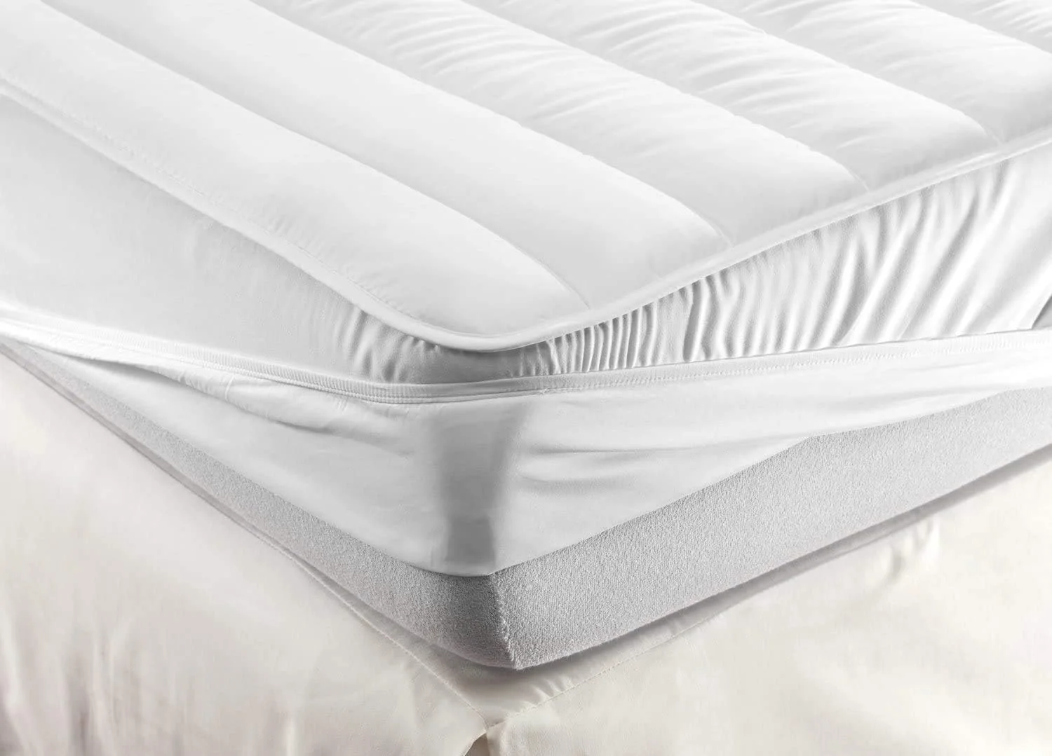 محافظ تشک ضد کنه و گرد و غبار Savel، سایز دو نفره اروپایی 140x190/200 سانتی متر | میکروفایبر فوق العاده نرم | سازگار و دو طرفه | دامن 30 سانتی متری