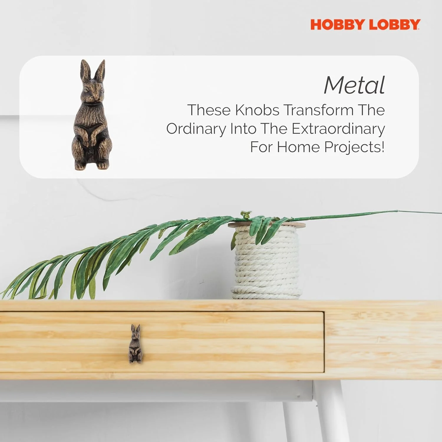 دستگیره فلزی خرگوش – دستگیره های تزئینی ممتاز برای کابینت و کشو – دستگیره و پول های مبلمان جدید برای صنایع دستی سخت افزاری DIY – سخت افزار روشویی و کمد لباس برای دکوراسیون منزل - ست 2 عددی