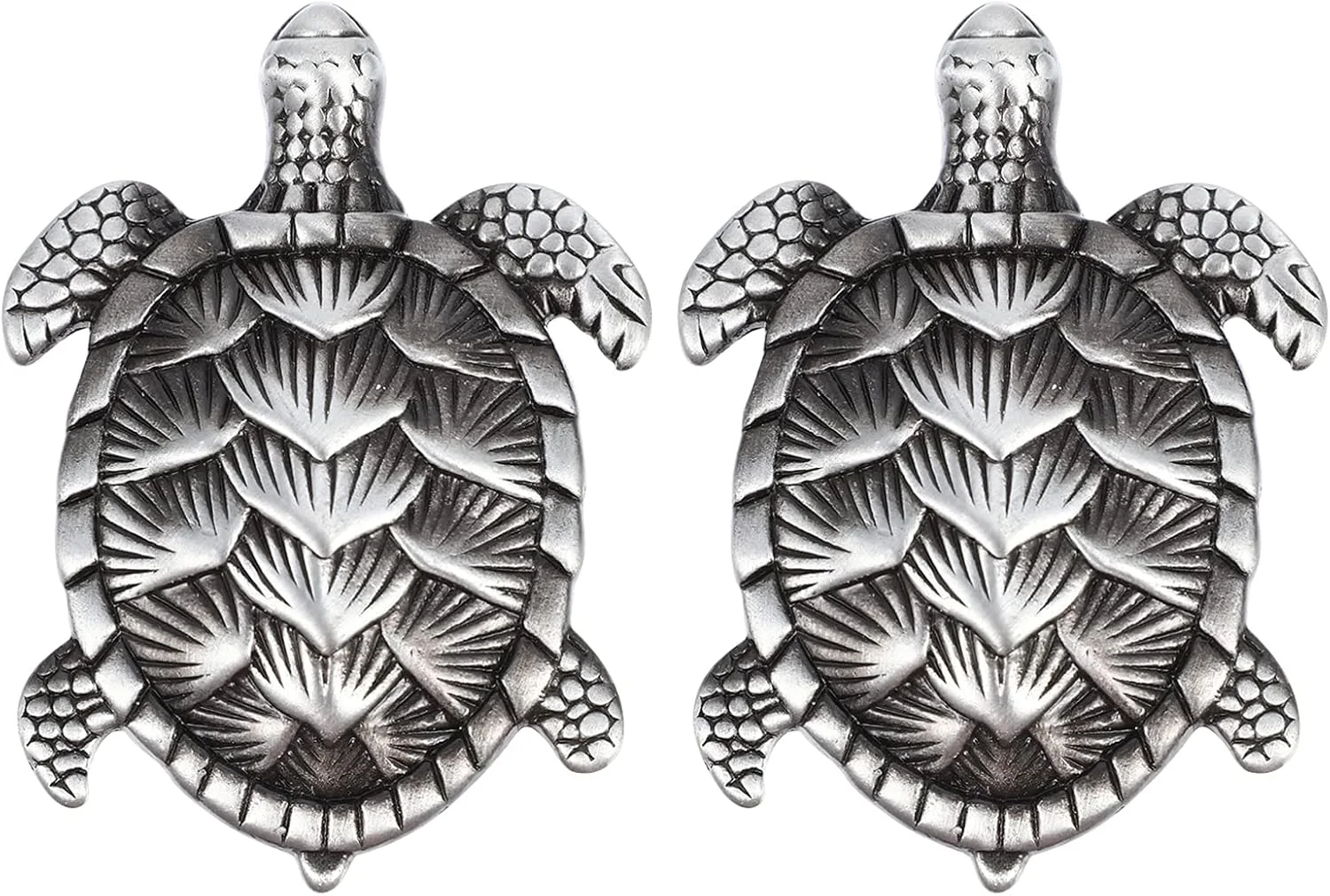 DOITOOL 2 عدد دستگیره کابینت طرح لاک پشت دریایی، دستگیره و کشو کمد، دستگیره های تک سوراخ برای لوازم جانبی مبلمان کمد حمام آشپزخانه DOITOOL 2 عدد دستگیره کابینت طرح لاک پشت دریایی، دستگیره و کشو کمد، دستگیره های تک سوراخ برای لوازم جانبی مبلمان کمد حمام آشپزخانه