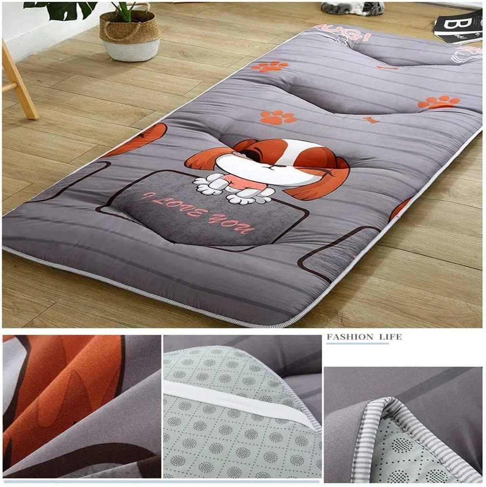 تشک تخت تاتامی DHXYZM، پد تختخواب برای کمپینگ، پد تشک تختخواب ضخیم نخی نرم و راحت، C، 1200mm*2000mm