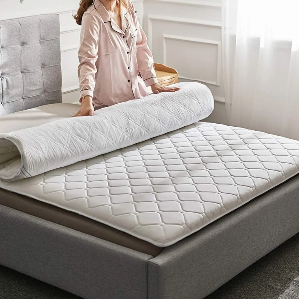 تشک فوتون تخت خواب DHXYZM - تشک خواب قابل حمل پنبه ای ضد آب - تشک فوم تخت خواب قابل حمل برای کمپینگ، A، 90x190cm