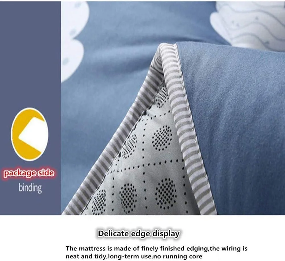 تشک تاتامی تخت خواب DHXYZM، پد تختخواب تاشو برای کمپینگ، پد تشک تختخواب ضخیم نخی نرم و راحت، C، 1200mm*1900mm