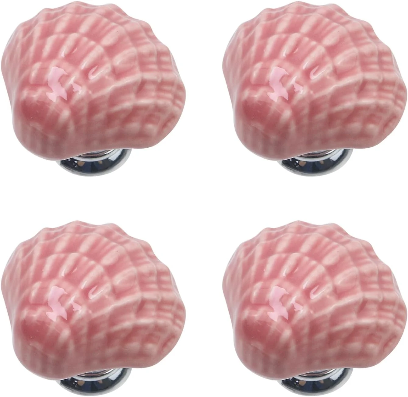 دستگیره های تزئینی صدف Geesatis، 4 عددی، دستگیره های سرامیکی قدیمی کابینت برای دکوراسیون منزل، دستگیره های کشویی، 1.3 اینچ، صورتی دستگیره های تزئینی صدف Geesatis، 4 عددی، دستگیره های سرامیکی قدیمی کابینت برای دکوراسیون منزل، دستگیره های کشویی، 1.3 اینچ، صورتی