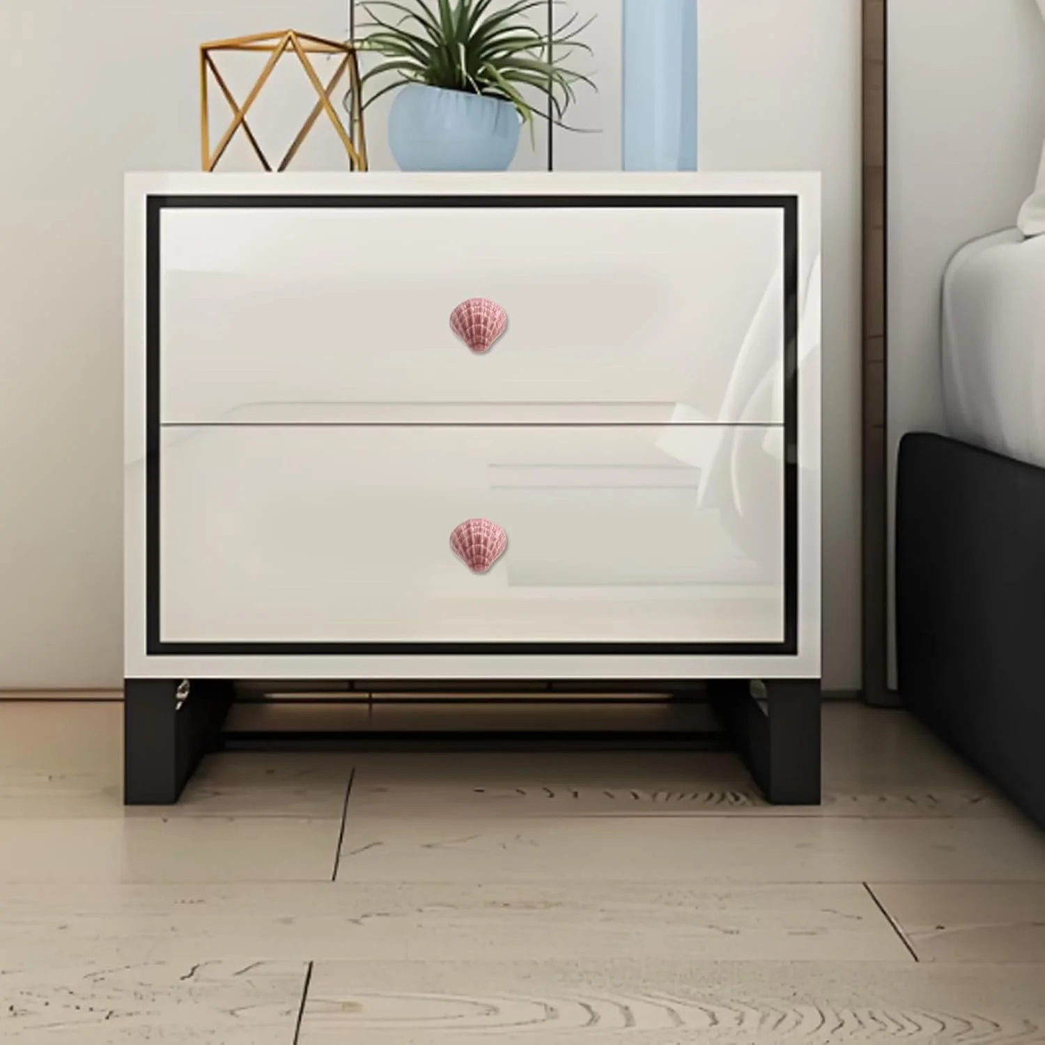 دستگیره های تزئینی صدف Geesatis، 4 عددی، دستگیره های سرامیکی قدیمی کابینت برای دکوراسیون منزل، دستگیره های کشویی، 1.3 اینچ، صورتی دستگیره های تزئینی صدف Geesatis، 4 عددی، دستگیره های سرامیکی قدیمی کابینت برای دکوراسیون منزل، دستگیره های کشویی، 1.3 اینچ، صورتی