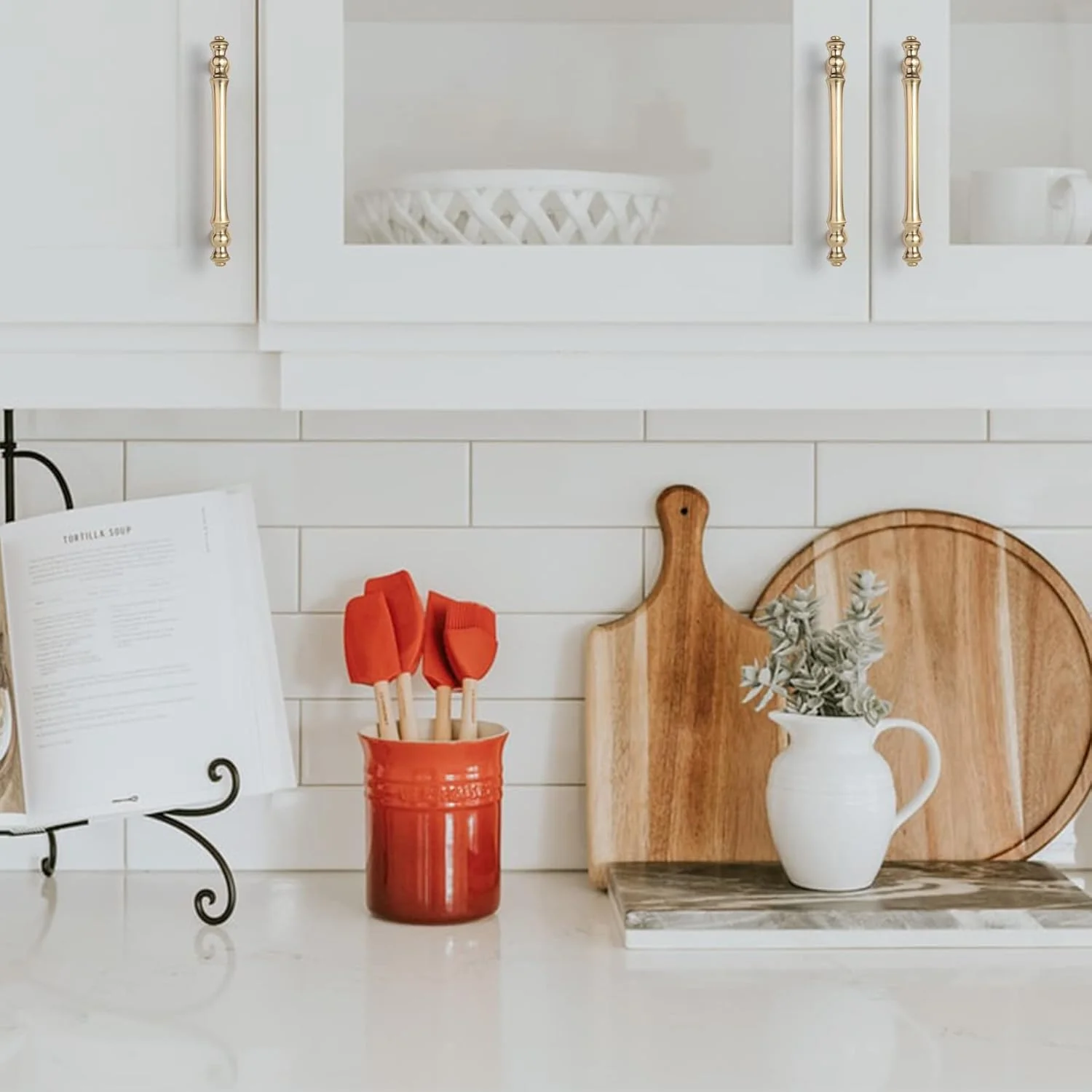 دستگیره کابینت آشپزخانه آسیدراما، برنجی برس خورده، 10 عددی، 5 اینچی (128 میلی متر)، دستگیره های طلایی سخت افزار کابینت آشپزخانه برای کشوهای کمد و کشوهای دراور