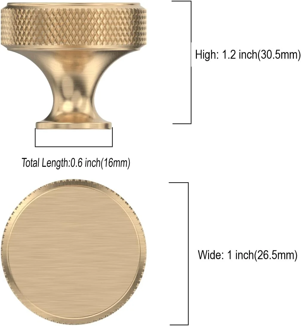 دستگیره کابینت آشپزخانه طلایی آسیدراما، 10 عددی، دستگیره های آجدار کمد، دستگیره کشو، سخت افزار کابینت، دستگیره های آلومینیومی برای کشوهای کمد