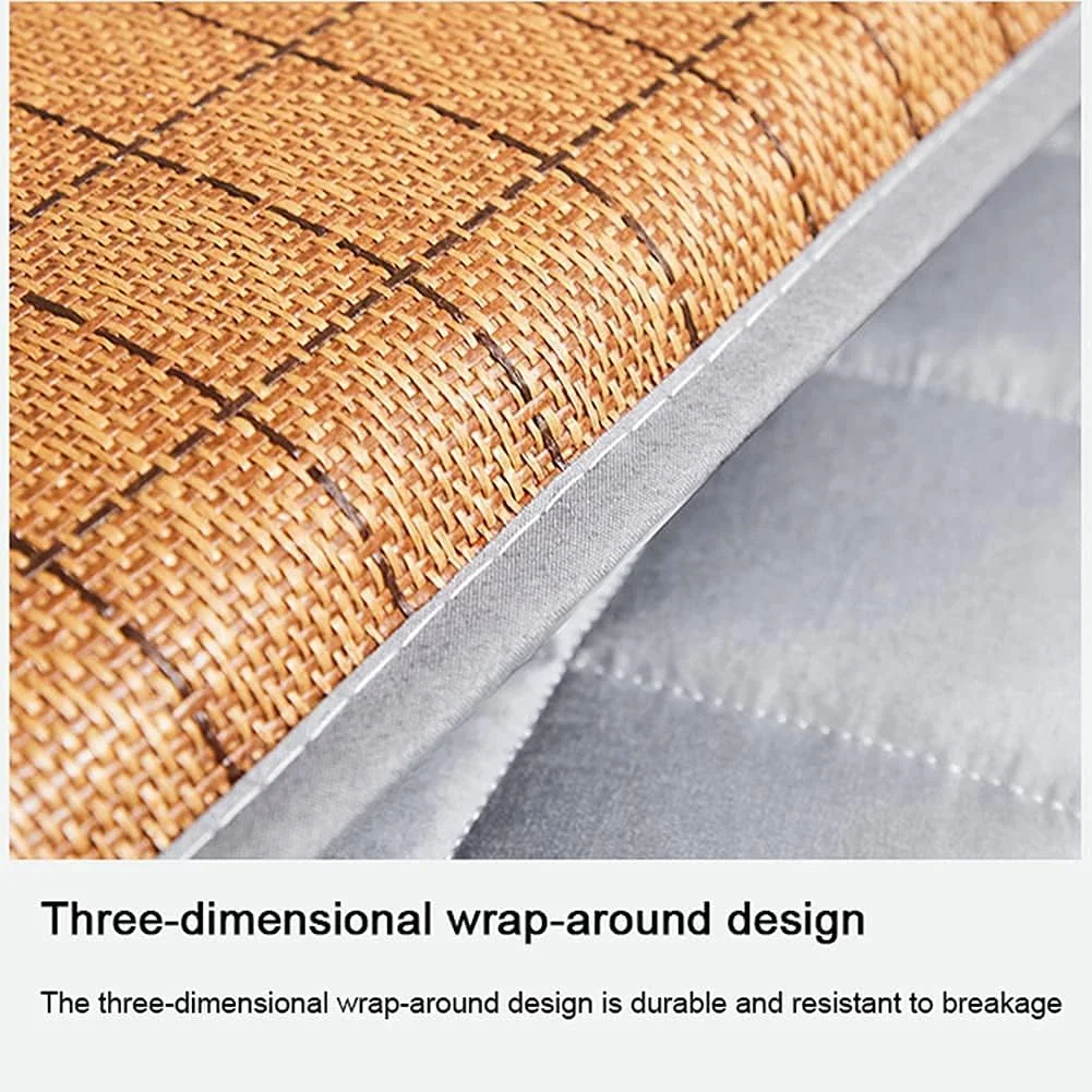 تشک خواب تابستانی ضخیم تاشو BLZQSQ، پد خنک کننده تخت خواب حصیری تاشو، روکش تشک خنک کننده حصیری تابستانی تشک خواب تابستانی ضخیم تاشو BLZQSQ، پد خنک کننده تخت خواب حصیری تاشو، روکش تشک خنک کننده حصیری تابستانی