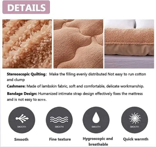 تشک فوتون تاتامی ضخیم BLZQSQ، تشک تاشو رولی، تشک مهمان، پد تشک تخت خواب کودک، تشک استراحتگاهی زمینی، حمل آسان و مناسب کمپینگ