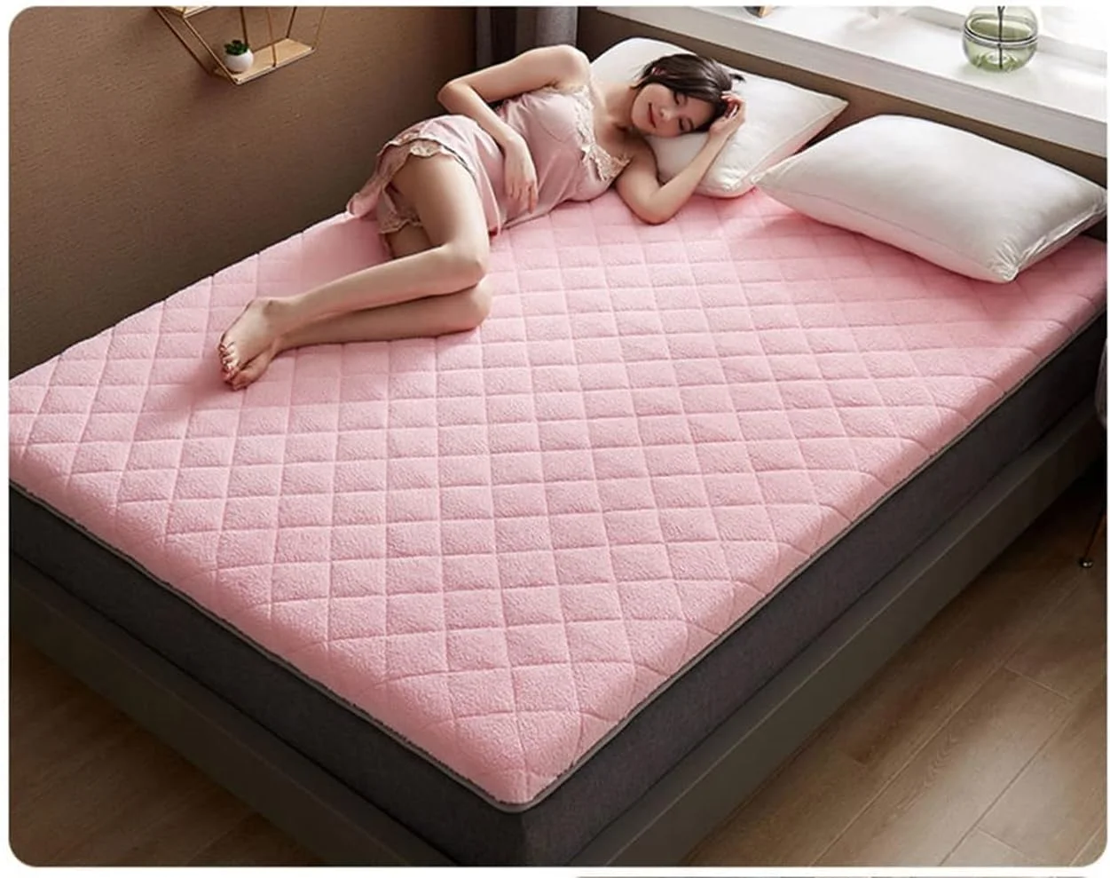 تشک مخملی BLZQSQ، تشک ژاپنی، تشک فوتون سایز کامل، پد تشک دوبل، فوم حافظه دار فوتون رولی، تشک مهمان، پد خواب ضخیم، تاتامی تاشو