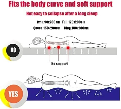 تشک فوتون تاتامی ضخیم BLZQSQ، تشک تاشو، تشک مهمان، پد تشک تختخواب کودک، تشک استراحت زمینی، حمل آسان و مناسب کمپینگ