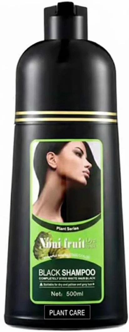 شامپو رنگ مو، شامپو رنگ مو مشکی نیمه دائمی با ماندگاری طولانی برای موهای سفید خاکستری 500 میلی لیتر شامپو رنگ مو، شامپو رنگ مو مشکی نیمه دائمی با ماندگاری طولانی برای موهای سفید خاکستری 500 میلی لیتر