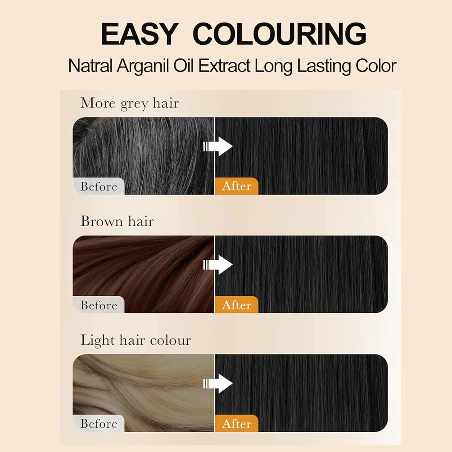 شامپو رنگ مو، شامپو کاناس، شامپو کولورانت، شامپو رنگ مو مشکی 3 در 1، شامپو رنگ مو فوری (400 میلی لیتر) شامپو رنگ مو، شامپو کاناس، شامپو کولورانت، شامپو رنگ مو مشکی 3 در 1، شامپو رنگ مو فوری (400 میلی لیتر)