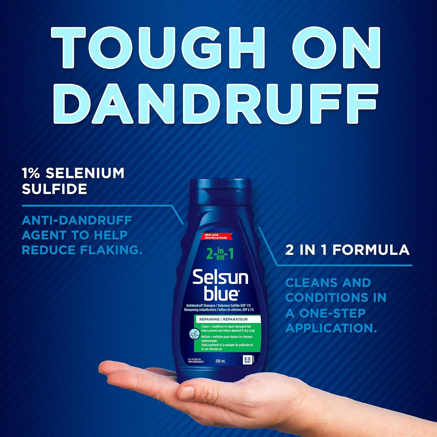 شامپو ضد شوره سر 2 در 1 سل سان بلو، 300 میلی لیتر شامپو ضد شوره سر 2 در 1 سل سان بلو، 300 میلی لیتر