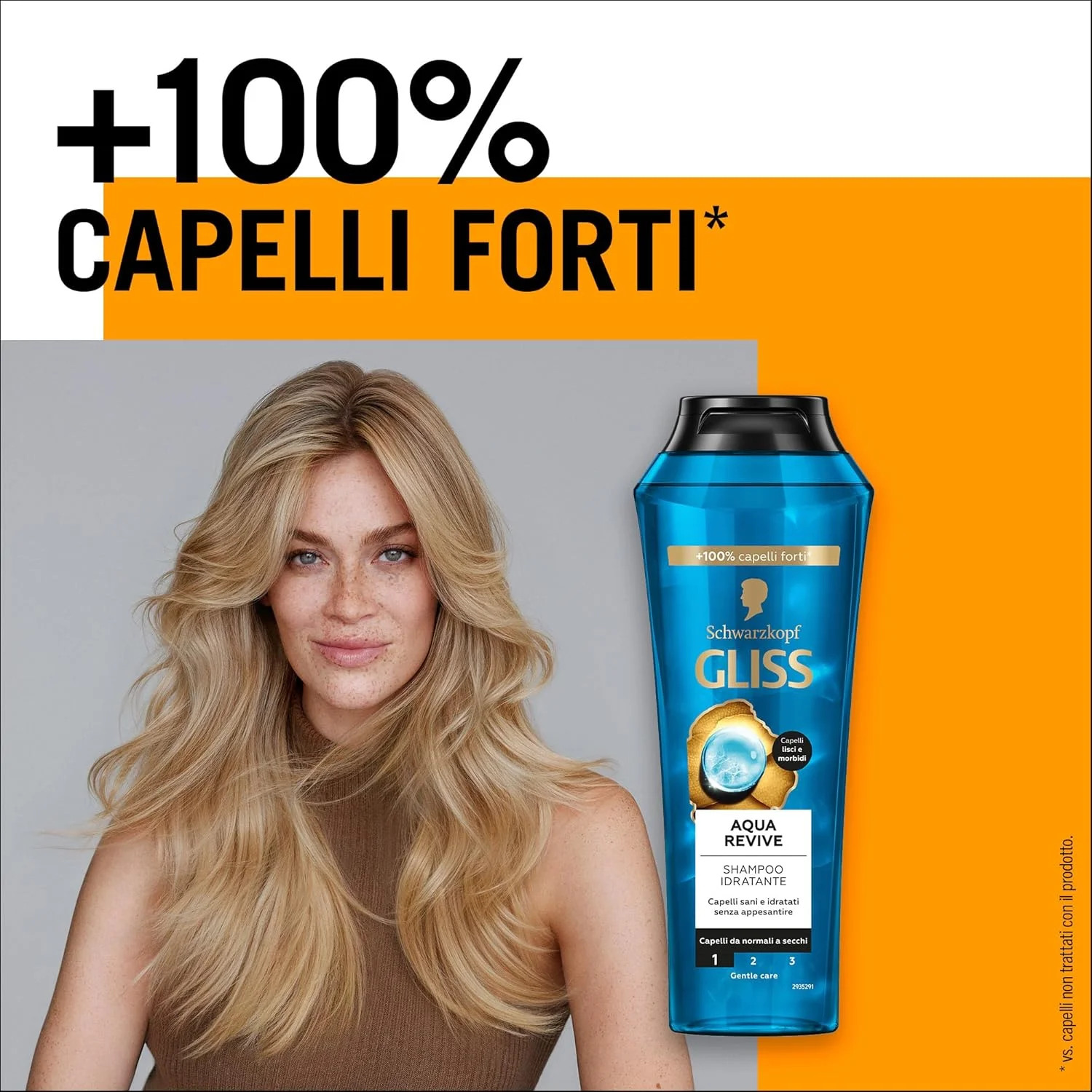 شامپو آبرسان موهای معمولی و خشک Schwarzkopf Gliss Aqua-Revive، با کمپلکس هیالورونیک و جلبک دریایی، موها را آبرسانی و تمیز می کند، 400 میلی لیتر شامپو آبرسان موهای معمولی و خشک Schwarzkopf Gliss Aqua-Revive، با کمپلکس هیالورونیک و جلبک دریایی، موها را آبرسانی و تمیز می کند، 400 میلی لیتر