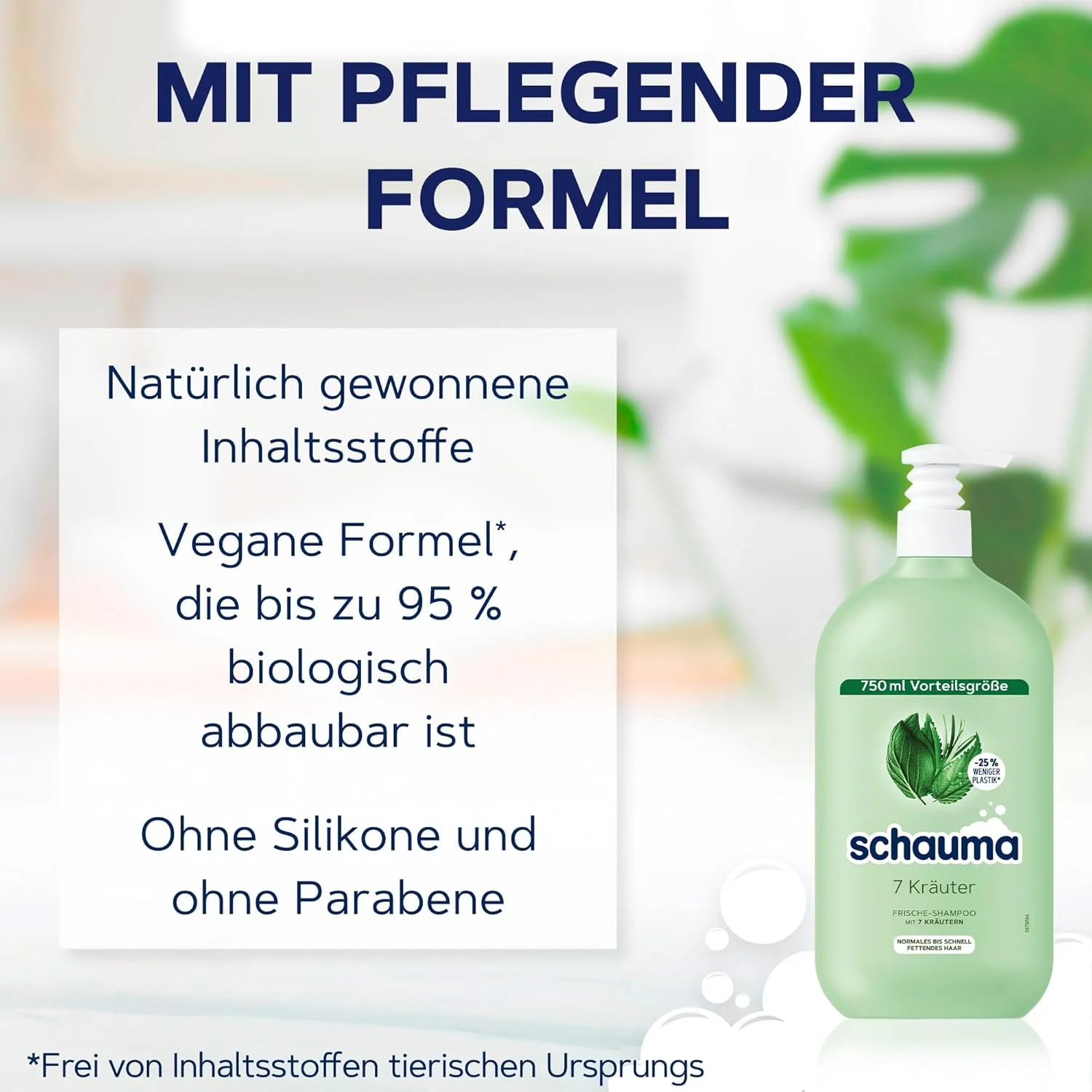 شامپو شوما Schwarzkopf حاوی 7 گیاه (2 x 750 میلی لیتر)، شامپو مو طراوت و سبکی به ساختار مو می بخشد، شامپو با طراوت برای موهای معمولی تا چرب شامپو شوما Schwarzkopf حاوی 7 گیاه (2 x 750 میلی لیتر)، شامپو مو طراوت و سبکی به ساختار مو می بخشد، شامپو با طراوت برای موهای معمولی تا چرب