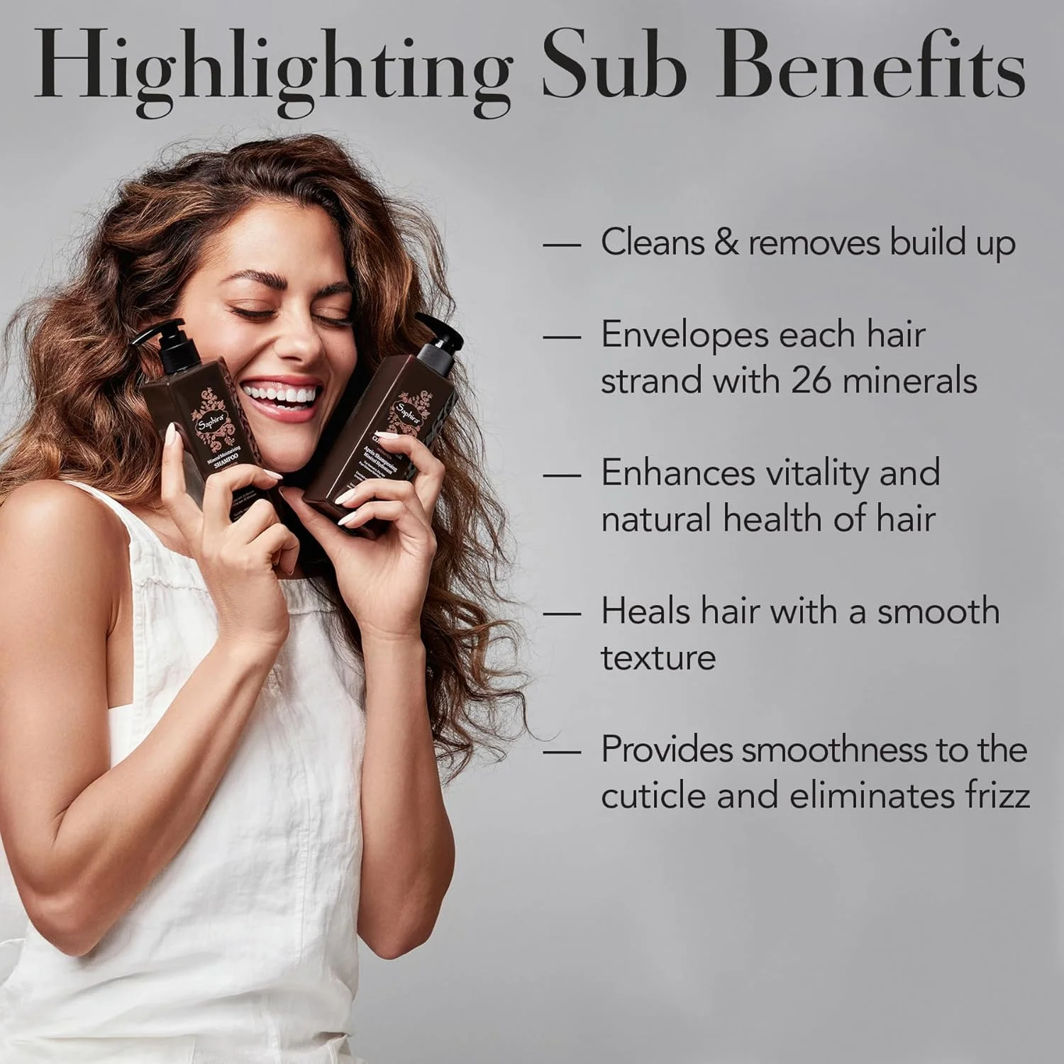 شامپو معدنی مرطوب کننده سفیر، آبرسانی و درخشش برای موهای خشک، آسیب دیده، فر شده یا تحت درمان شیمیایی، بدون سولفات، بدون پارابن، وگان، جلوگیری از وز و موخوره 250 میلی لیتر شامپو معدنی مرطوب کننده سفیر، آبرسانی و درخشش برای موهای خشک، آسیب دیده، فر شده یا تحت درمان شیمیایی، بدون سولفات، بدون پارابن، وگان، جلوگیری از وز و موخوره 250 میلی لیتر