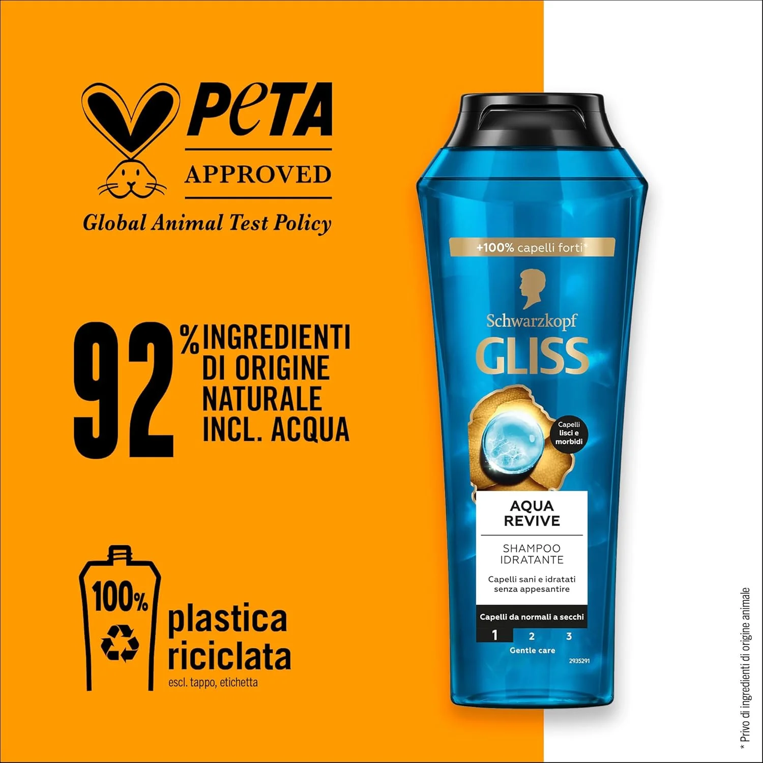 شامپو آبرسان موهای معمولی و خشک Schwarzkopf Gliss Aqua-Revive، با کمپلکس هیالورونیک و جلبک دریایی، موها را آبرسانی و تمیز می کند، 400 میلی لیتر شامپو آبرسان موهای معمولی و خشک Schwarzkopf Gliss Aqua-Revive، با کمپلکس هیالورونیک و جلبک دریایی، موها را آبرسانی و تمیز می کند، 400 میلی لیتر