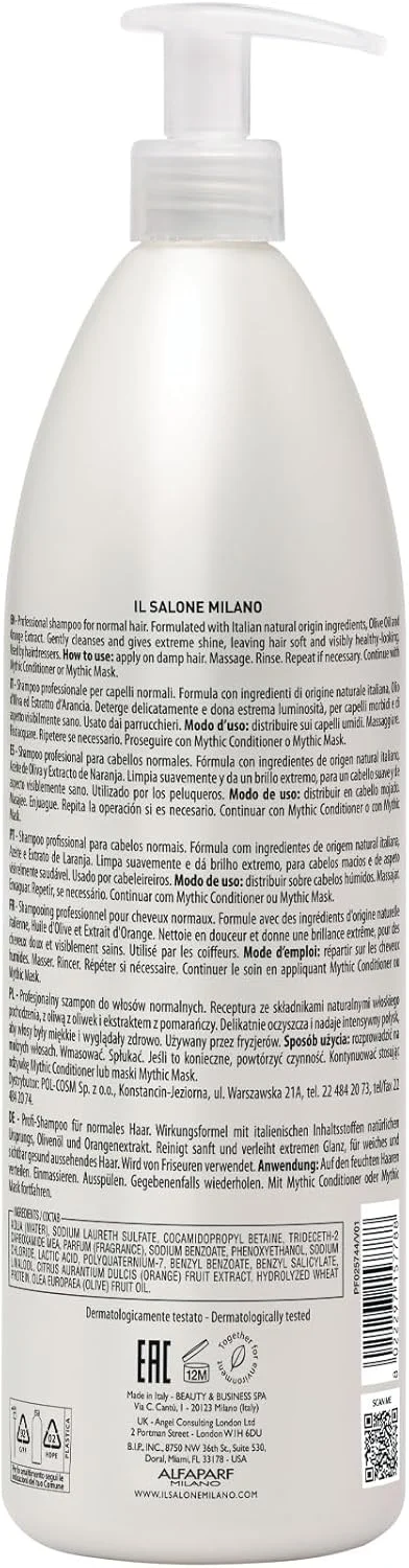 شامپو حرفه ای میتیک ایل سالون میلانو برای موهای معمولی شامپو حرفه ای میتیک ایل سالون میلانو برای موهای معمولی