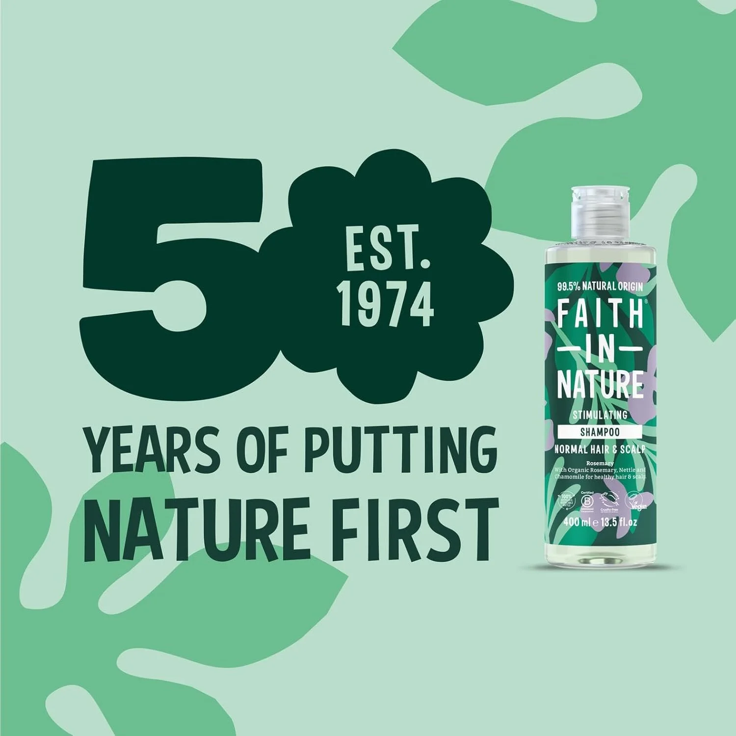 شامپو رزماری طبیعی Faith In Nature، محرک برای مو و پوست سر معمولی، وگان و بدون تست حیوانی، بدون SLS، سیلیکون یا پارابن، 400 میلی لیتر شامپو رزماری طبیعی Faith In Nature، محرک برای مو و پوست سر معمولی، وگان و بدون تست حیوانی، بدون SLS، سیلیکون یا پارابن، 400 میلی لیتر