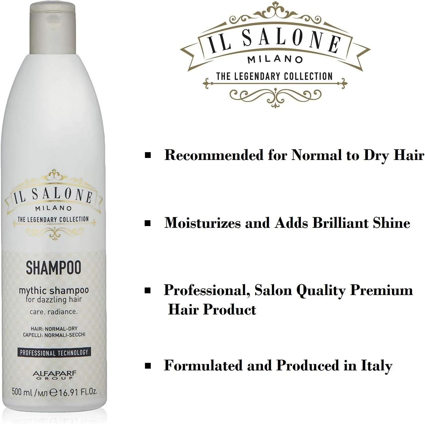 شامپو حرفه ای میتیک Il Salone Milano مناسب موهای معمولی تا خشک - آبرسان و درخشان کننده - کیفیت عالی - 500 میلی لیتر شامپو حرفه ای میتیک Il Salone Milano مناسب موهای معمولی تا خشک - آبرسان و درخشان کننده - کیفیت عالی - 500 میلی لیتر
