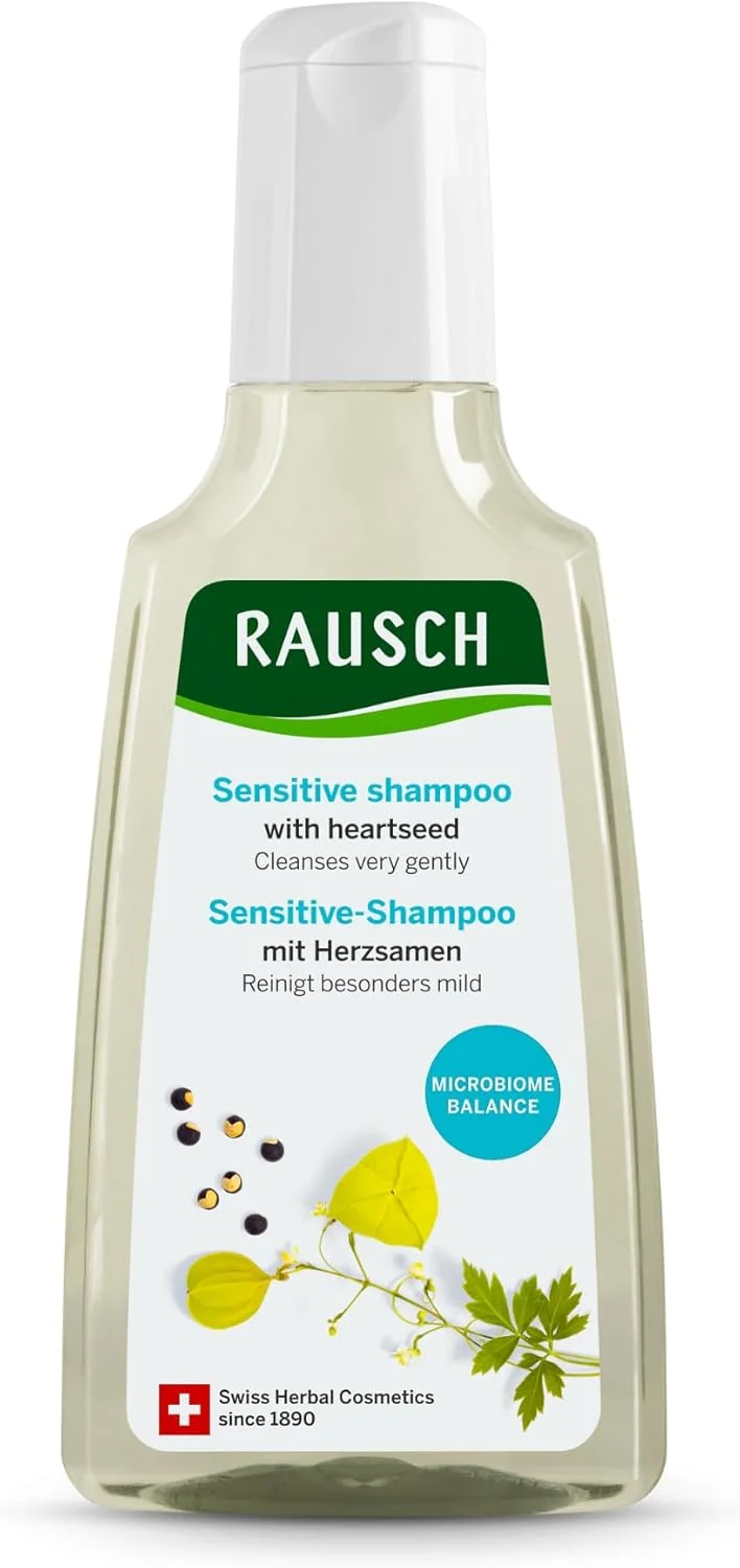 شامپو ملایم و ضد حساسیت دانه قلب راوش 200 میلی لیتر، بسته 1 عددی