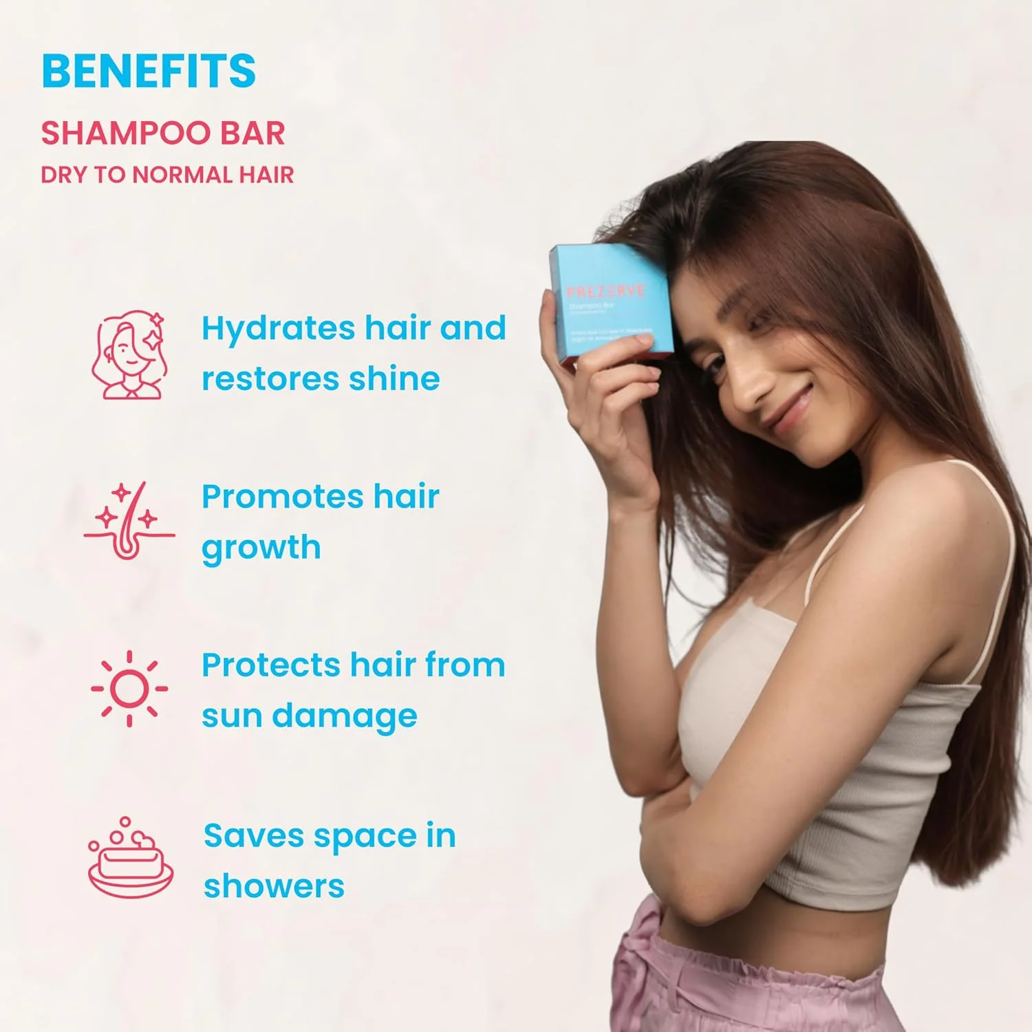 پرزرو - شامپو بار به همراه ظرف نگهدارنده | مناسب موهای خشک تا معمولی | غنی شده با روغن بادام و آرگان | فاقد پارابن و سولفات | برای موهای سالم | унисекс، 1 عدد