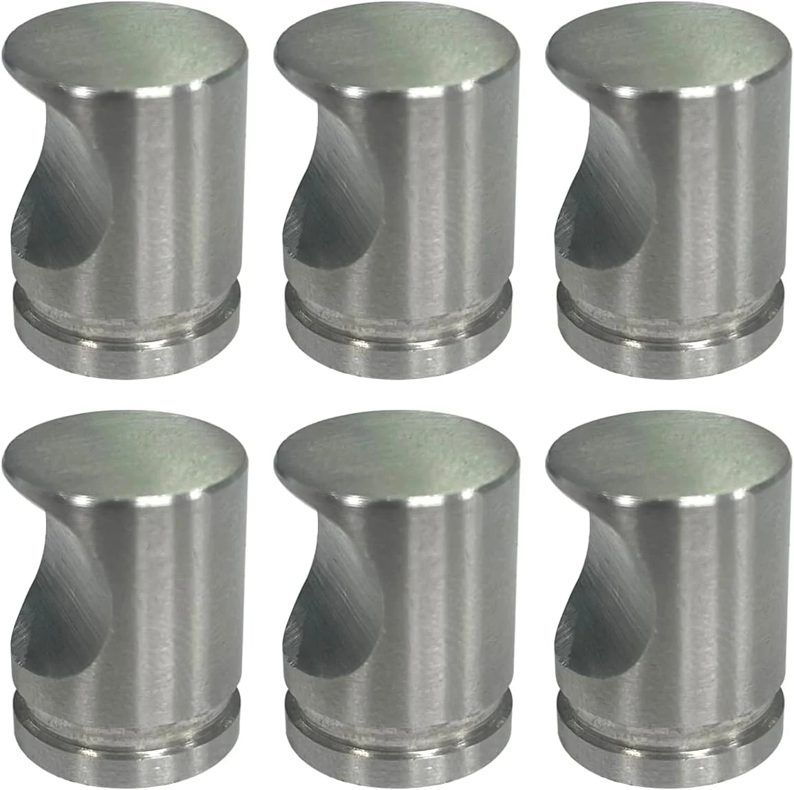 دستگیره های مدرن مبلمان RACO، دستگیره های کشو کابینت، دستگیره های تک سوراخ کمد، دستگیره کابینت برای کابینت آشپزخانه، دکوراسیون داخلی منزل، سخت افزار مبلمان (6، استوانه SS)