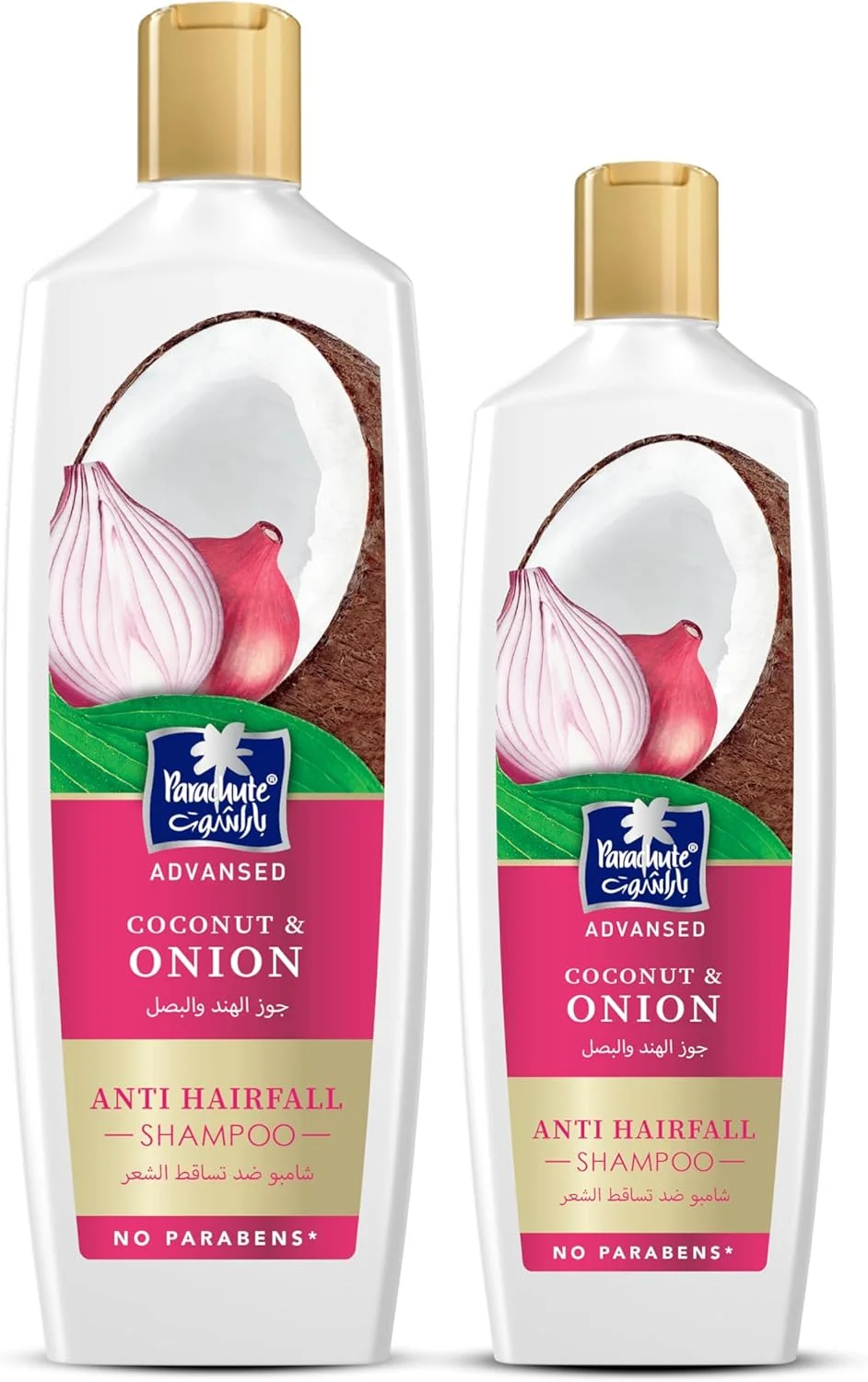 شامپو ضد ریزش مو نارگیل و پیاز پاراشوت ادونسد 600 میلی لیتر + شامپو ضد ریزش مو نارگیل و پیاز پاراشوت ادونسد 340 میلی لیتر شامپو ضد ریزش مو نارگیل و پیاز پاراشوت ادونسد 600 میلی لیتر + شامپو ضد ریزش مو نارگیل و پیاز پاراشوت ادونسد 340 میلی لیتر