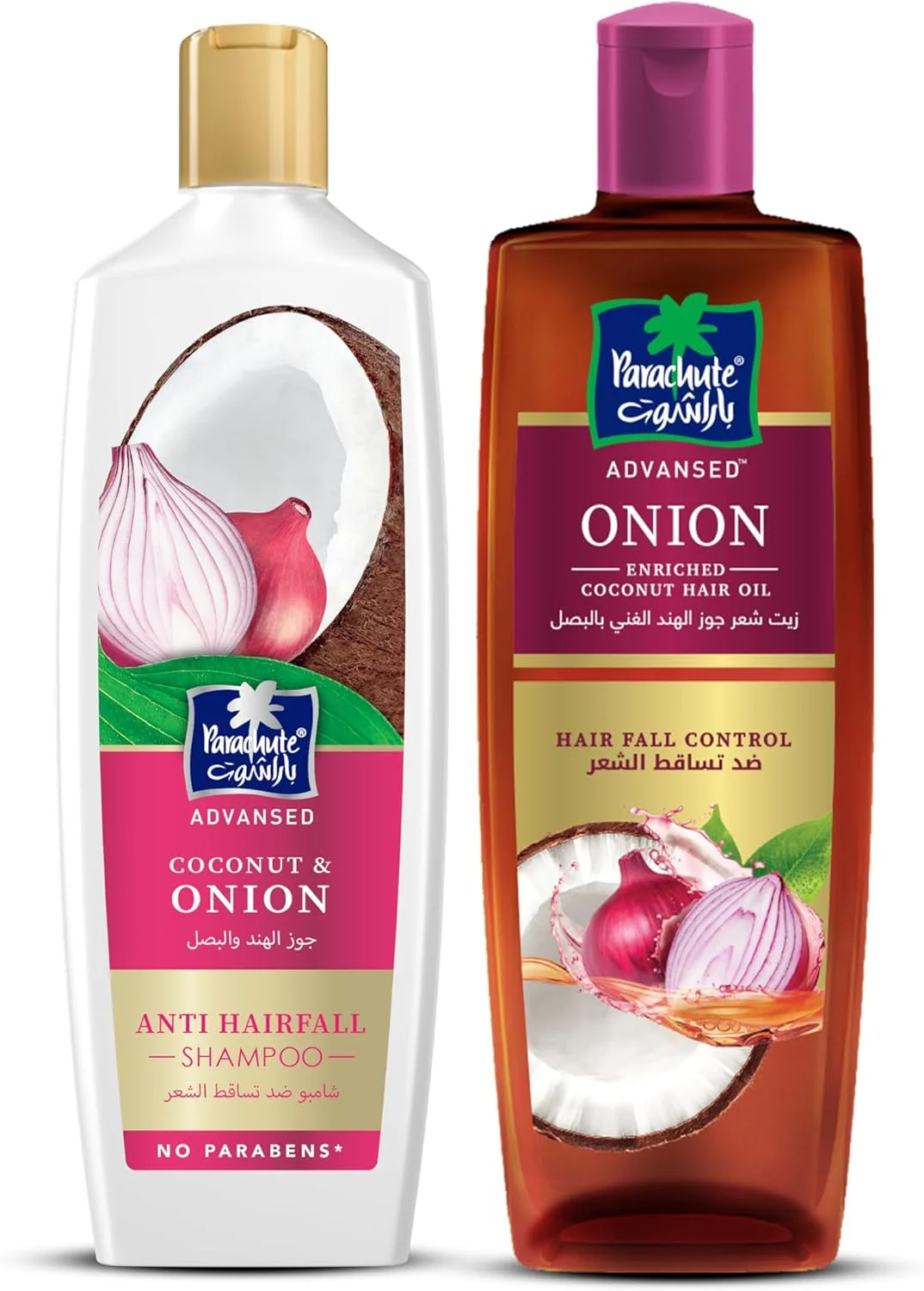 شامپو ضد ریزش مو نارگیل و پیاز پاراشوت ادونسد 170 میلی لیتر + روغن مو نارگیل غنی شده با پیاز پاراشوت ادونسد 200 میلی لیتر شامپو ضد ریزش مو نارگیل و پیاز پاراشوت ادونسد 170 میلی لیتر + روغن مو نارگیل غنی شده با پیاز پاراشوت ادونسد 200 میلی لیتر