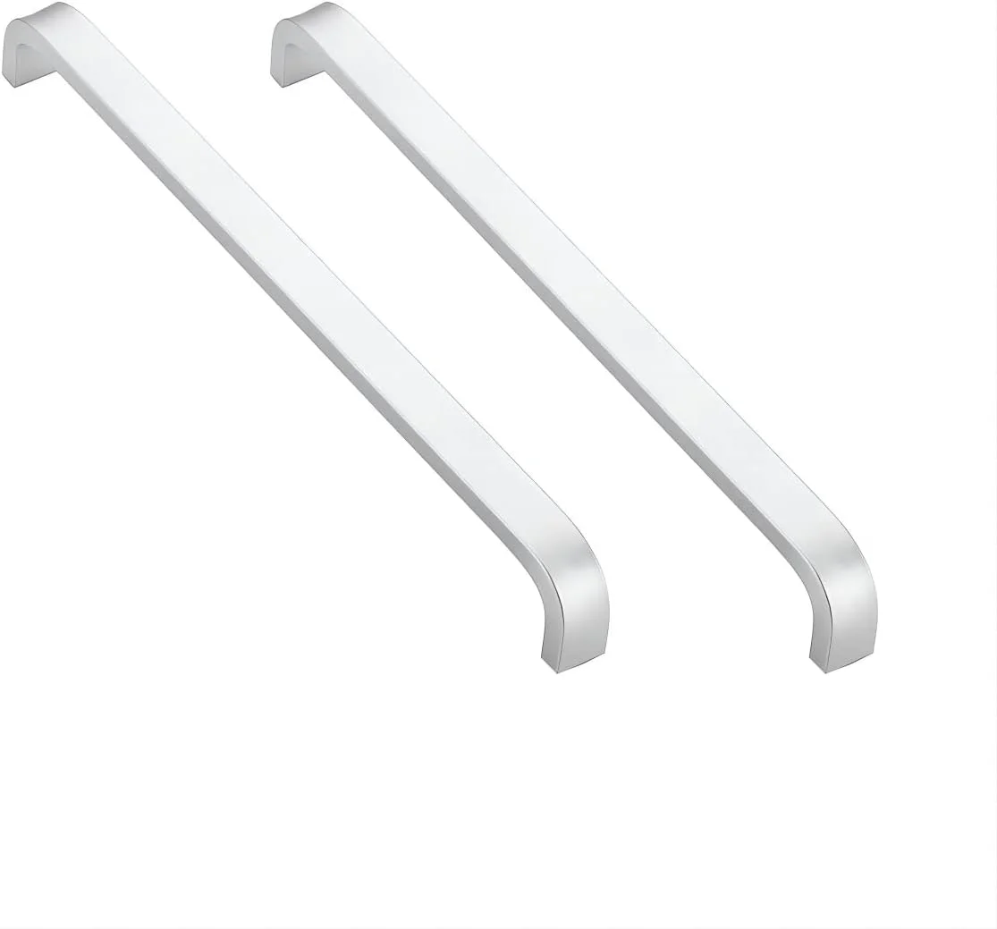 دستگیره آلیاژ آلومینیوم سطحی Qrity، 10 عدد، سوراخ 128 میلی‌متری، دستگیره کابینت، دستگیره درب مبلمان، دستگیره کشو آشپزخانه