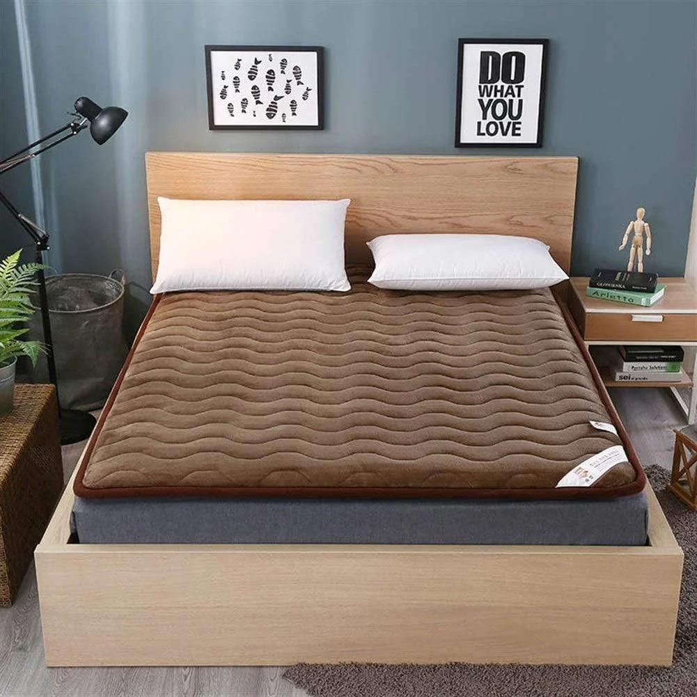 تشک تاتامی تاشو نرم AD&HD، تشک ضخیم رول آپ زیرانداز قابل حمل ژاپنی، پد خواب یک نفره و دو نفره برای کمپینگ، خوابگاه، خانه (رنگ: قهوه ای، سایز: Twin) تشک تاتامی تاشو نرم AD&HD، تشک ضخیم رول آپ زیرانداز قابل حمل ژاپنی، پد خواب یک نفره و دو نفره برای کمپینگ، خوابگاه، خانه (رنگ: قهوه ای، سایز: Twin)