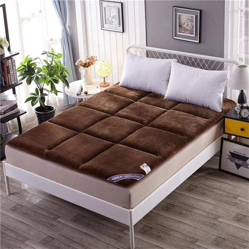 تشک تاتامی تاشو AD&HD، پد خواب تکی و دونفره قابل حمل، تشک کف راحت و تنفسی برای خوابگاه، کمپینگ، اتاق نشیمن (رنگ: A، سایز: کینگ: 180x200cm) تشک تاتامی تاشو AD&HD، پد خواب تکی و دونفره قابل حمل، تشک کف راحت و تنفسی برای خوابگاه، کمپینگ، اتاق نشیمن (رنگ: A، سایز: کینگ: 180x200cm)