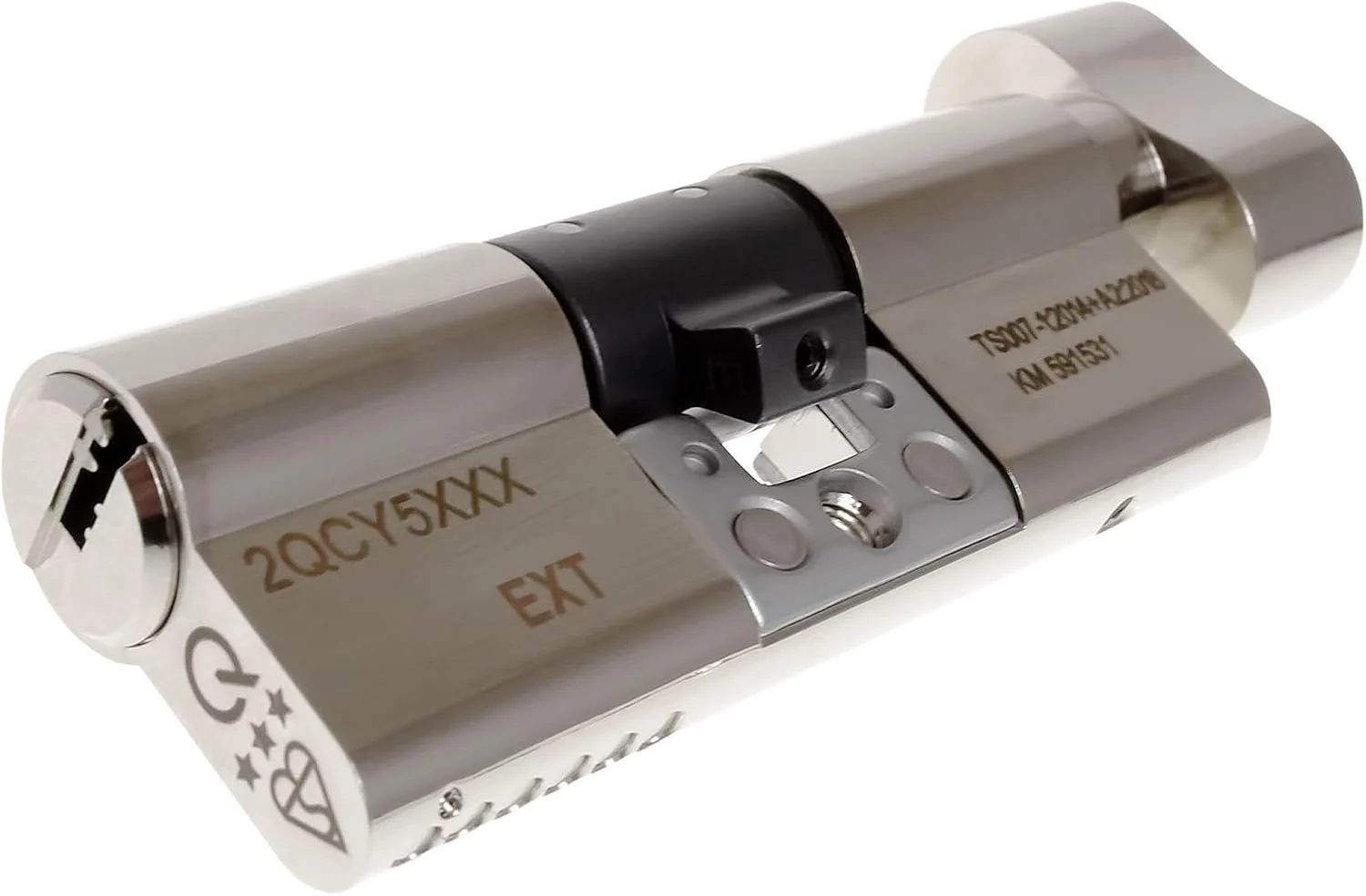 سیلندر قفل درب ضد سرقت یورویی با دستگیره چرخشی Truly PVC Limited Nickel، 35/35 (70mm) greenteQ Orion TS007 3 ستاره سیلندر قفل درب ضد سرقت یورویی با دستگیره چرخشی Truly PVC Limited Nickel، 35/35 (70mm) greenteQ Orion TS007 3 ستاره